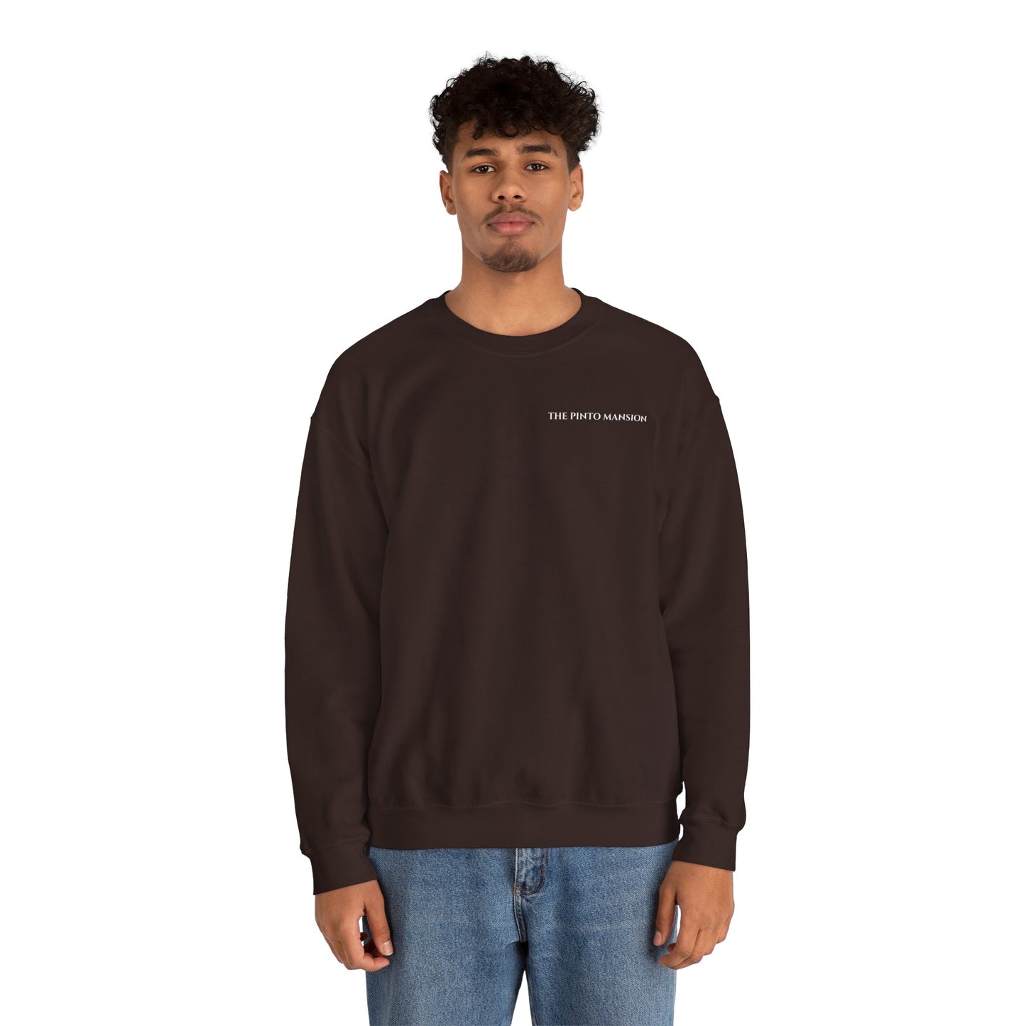 The Pinto Mansion Unisex Crewneck Sweatshirt Heavyblend
