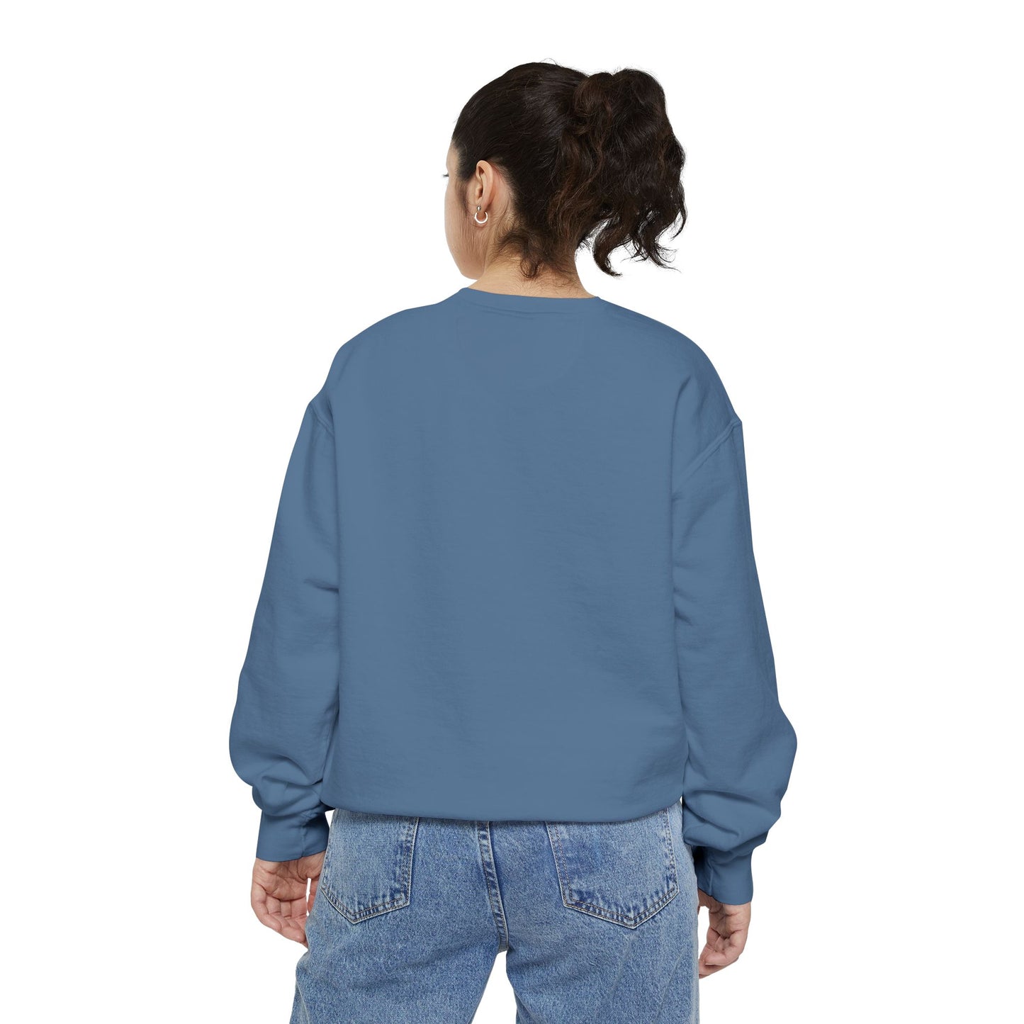 Surfing One Line Design Crewneck Sweatshirt - Comfort Colors