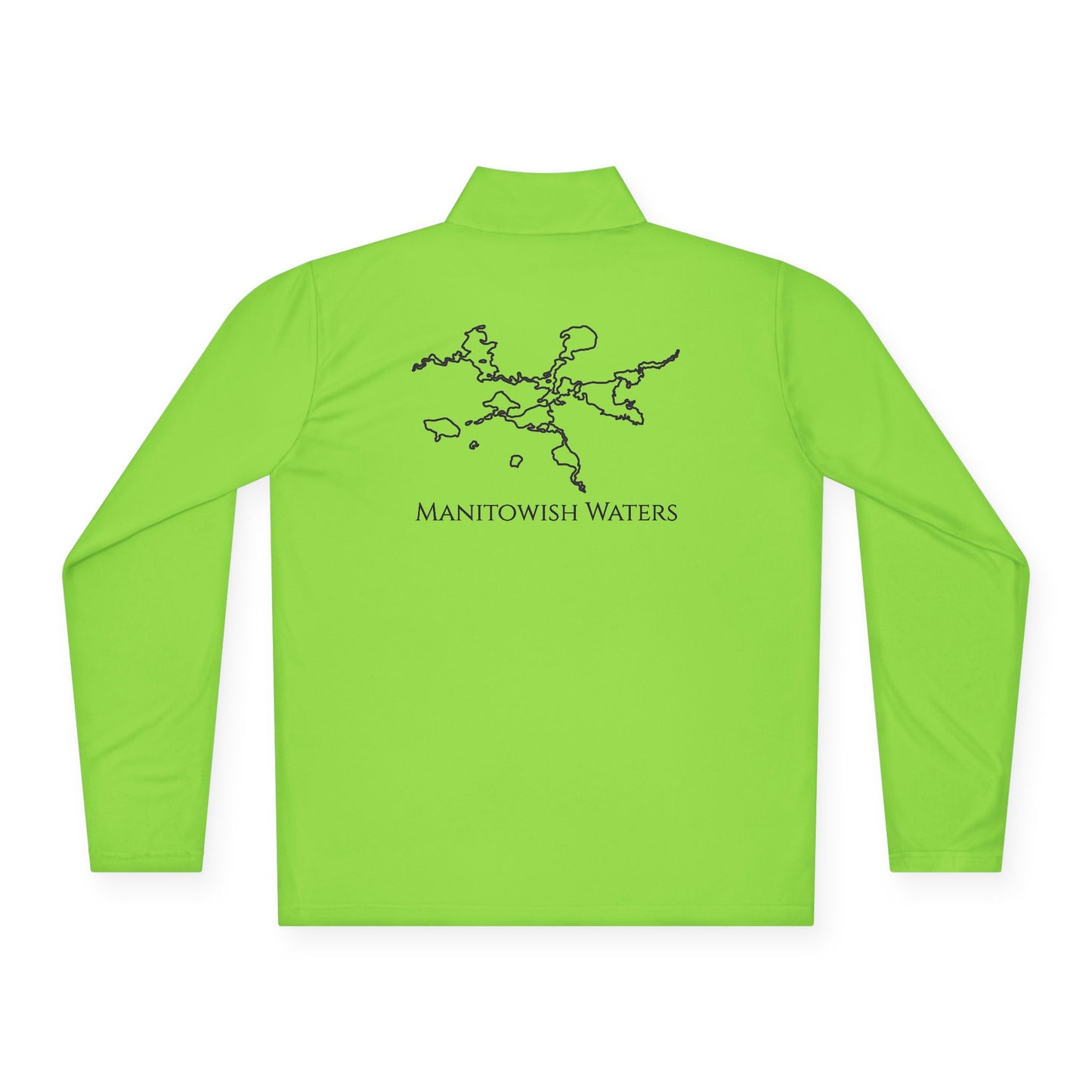 Manitowish Waters Outline Unisex Quarter-Zip
