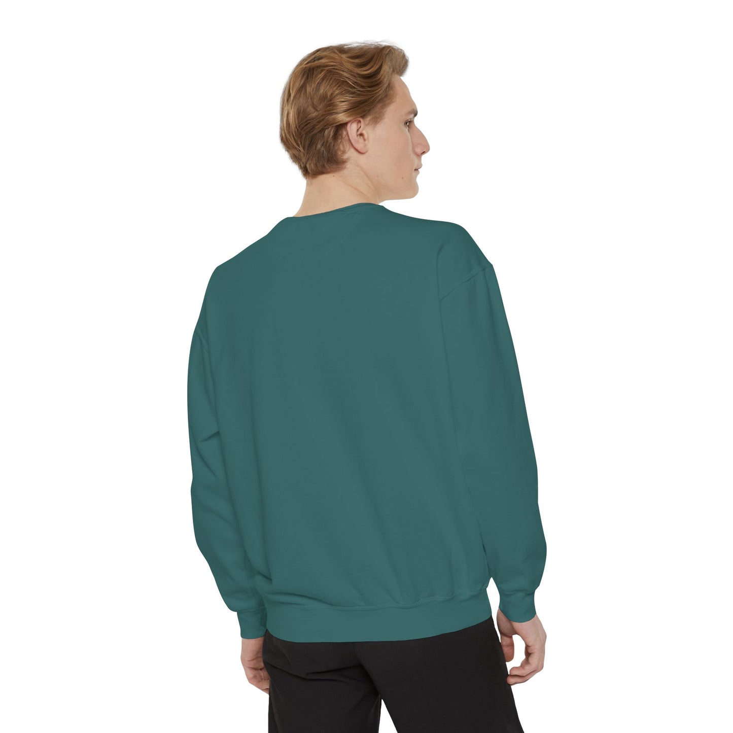 Kayak Dog Lab Embroidered Crewneck Sweatshirt - Comfort Colors