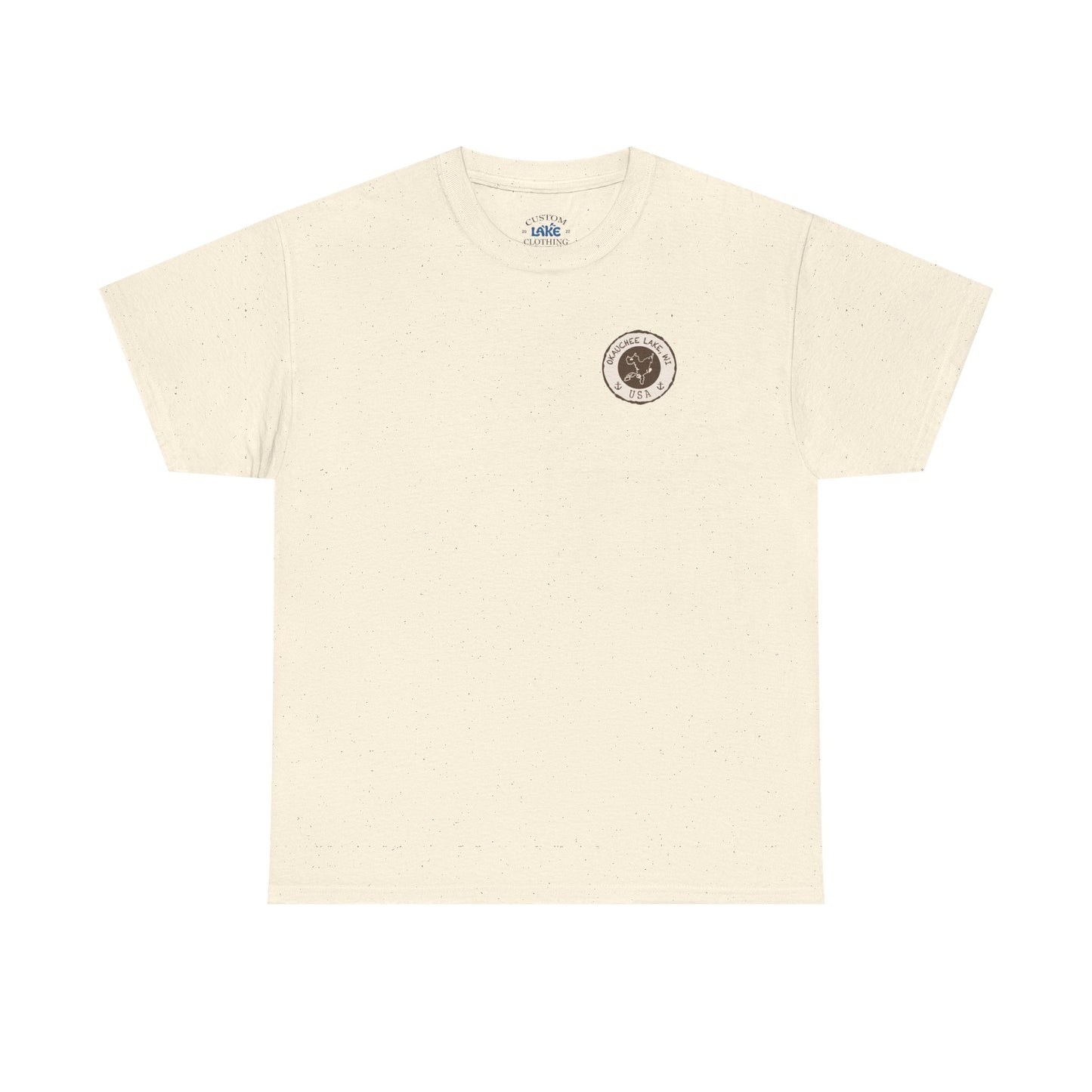 Okauchee Lake Unisex Heavy Tee - Vintage Postmark Style