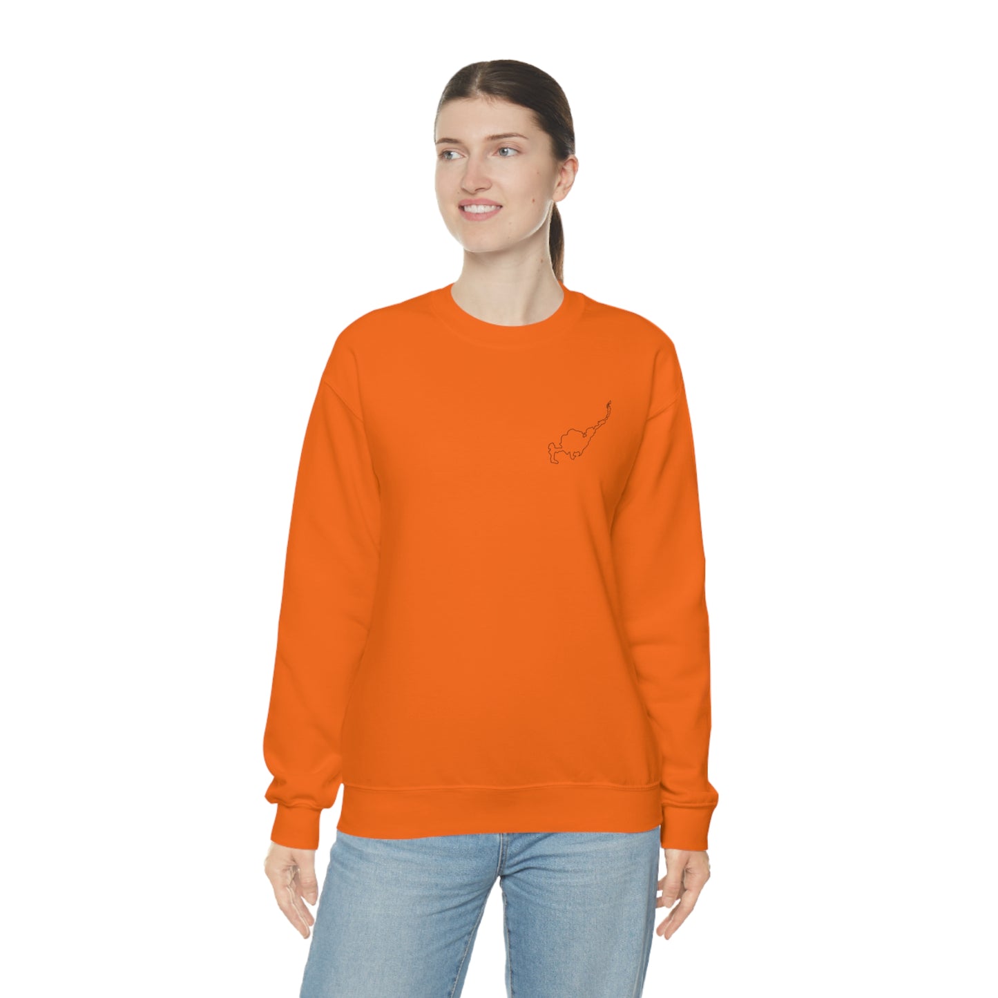 Paddle Board Girl - Park Lake Unisex Heavy Blend™ Crewneck Sweatshirt