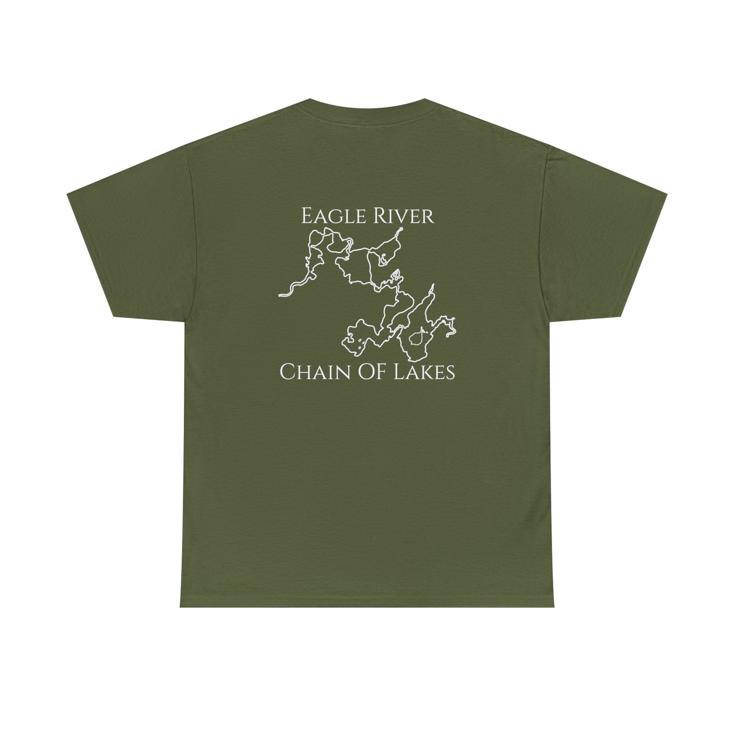 Eagle River Kayak Dog - Unisex Heavy Tee Shirt