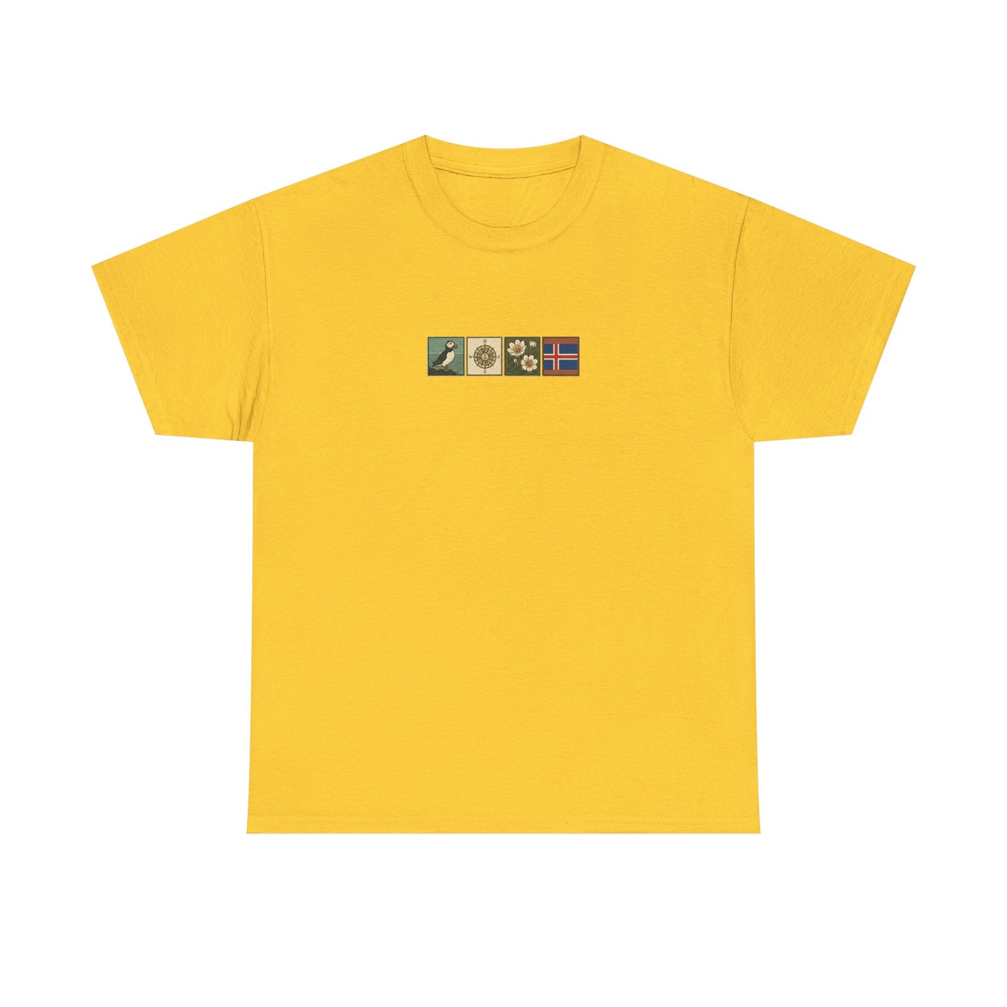 Iceland Vik - 4 panel front design - Unisex Heavy Cotton Tee