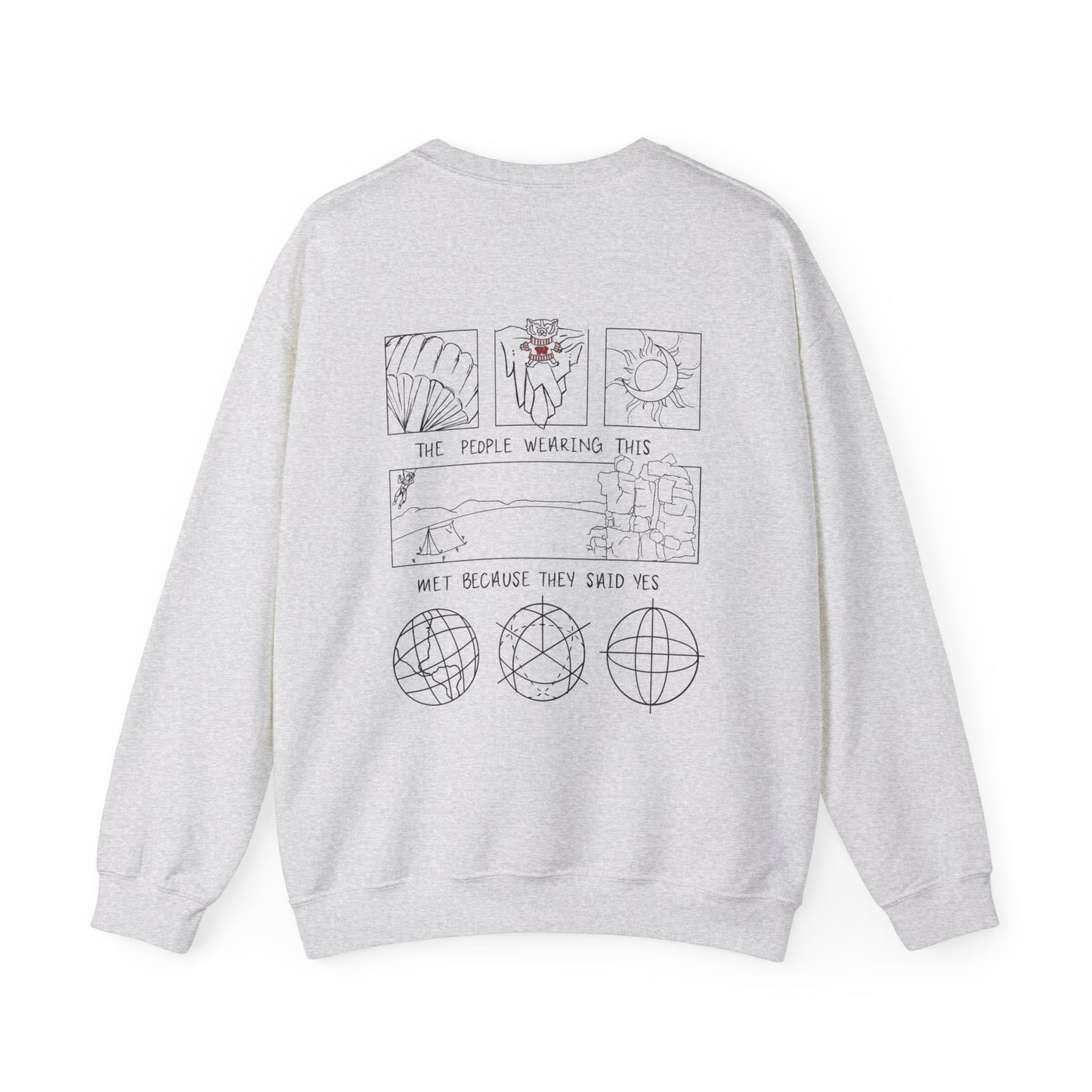Yes UW - Unisex Heavy Blend™ Crewneck Sweatshirt