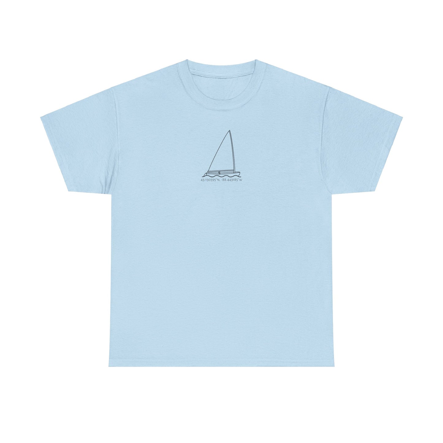 Sailboat Finn Model Unisex Heavy Cotton Tee