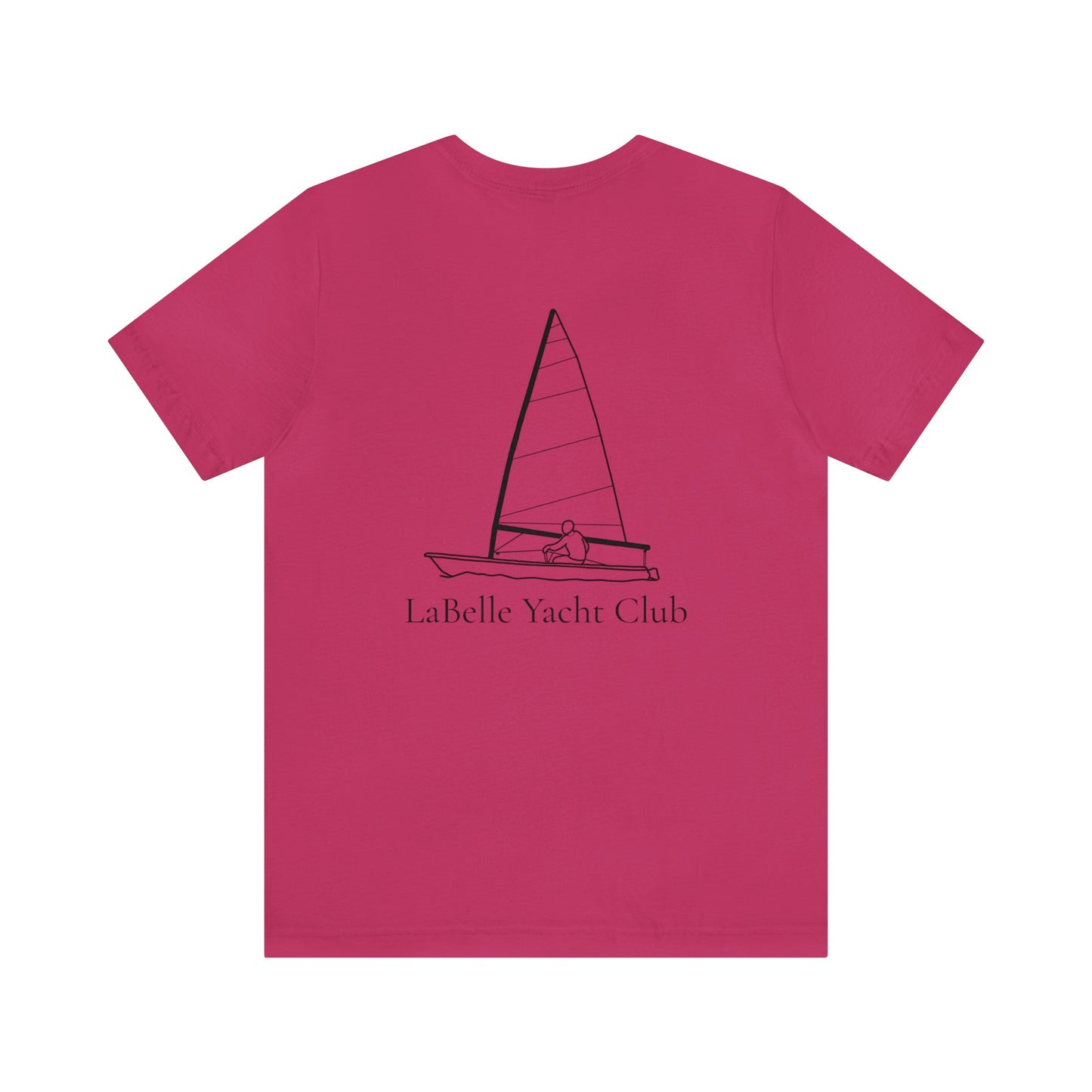 LaBelle Yacht Club Sailing - Unisex Lightweight Short Sleeve Tee