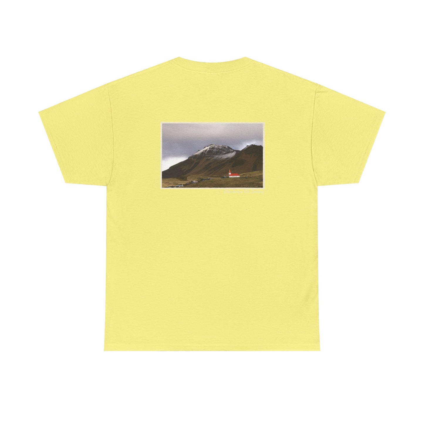 Iceland Vik - 4 panel front design - Unisex Heavy Cotton Tee
