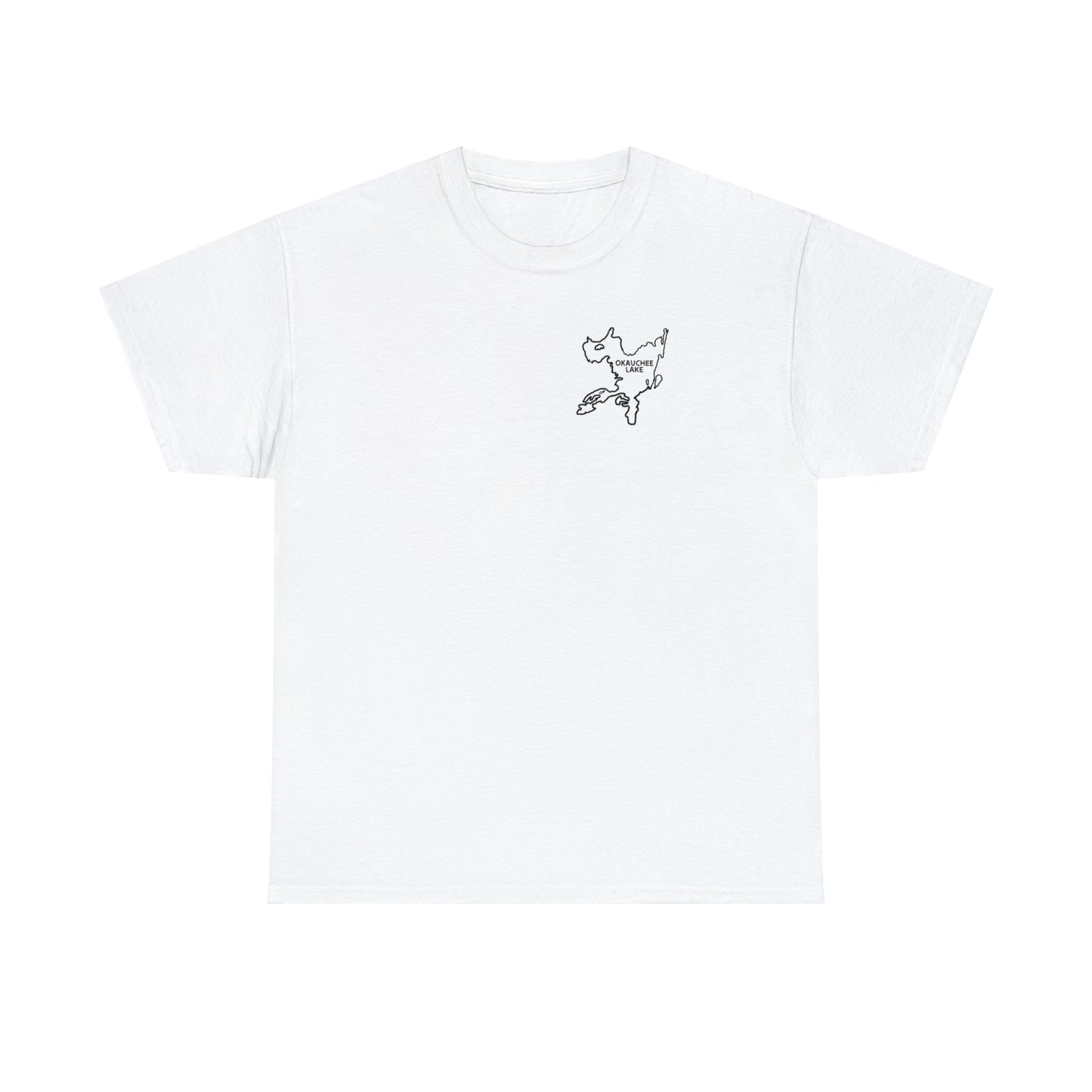 Okauchee Lake, Float Plane - Unisex Heavyweight Short Sleeve Tee