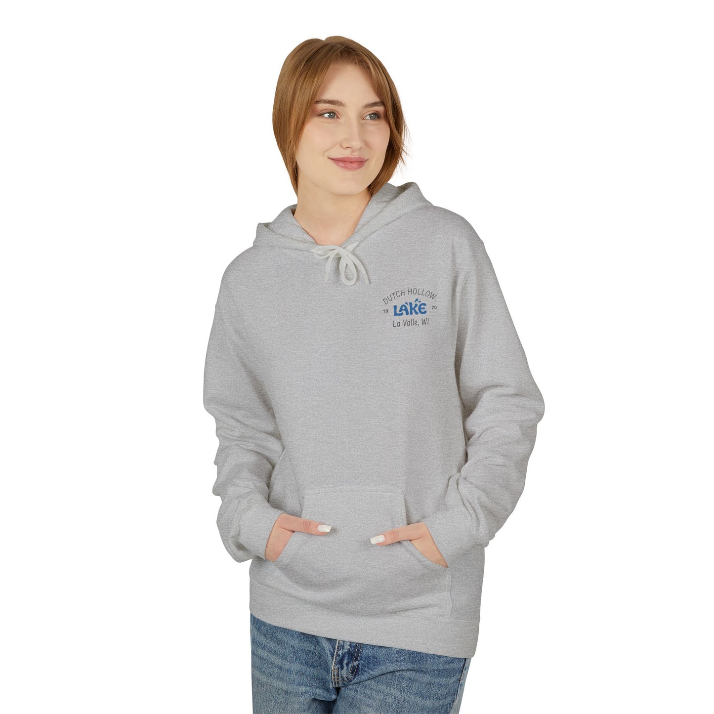 Dutch Hollow Line Art Midweight Travel Hoodie