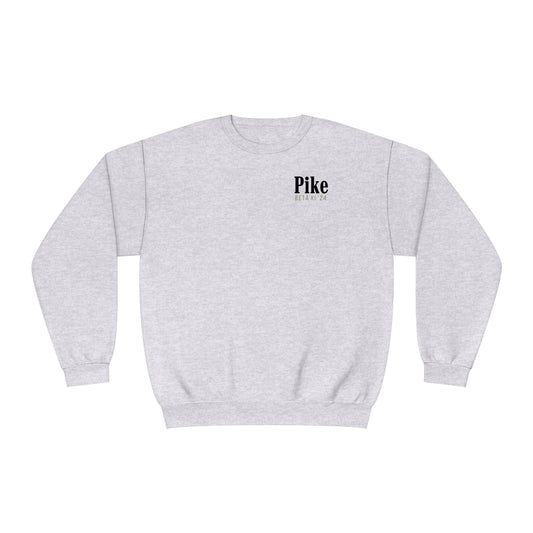 Pike Mockup 1 Crewneck Sweatshirt budwiser red