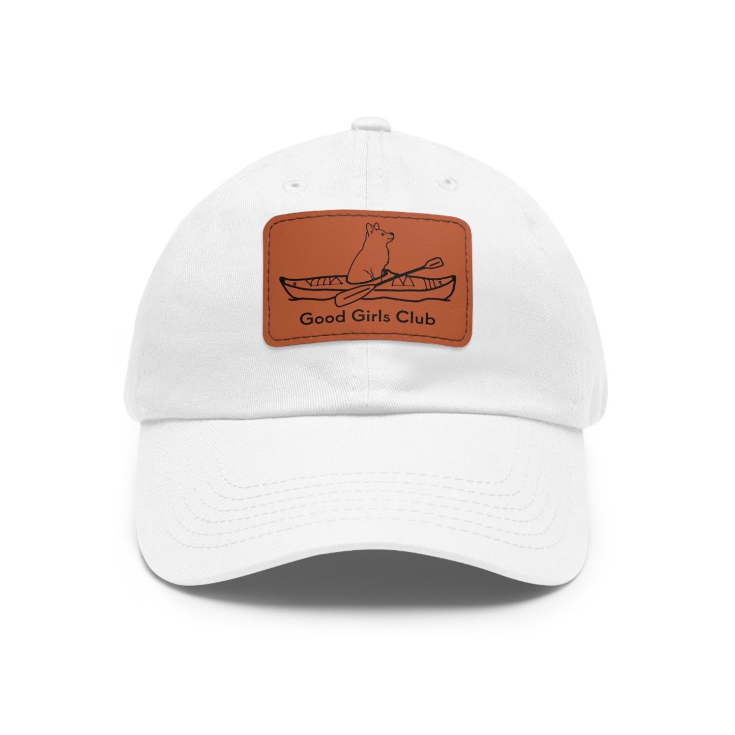 Good Girls Club Husky Kayak Dog - Hat with Leather Patch