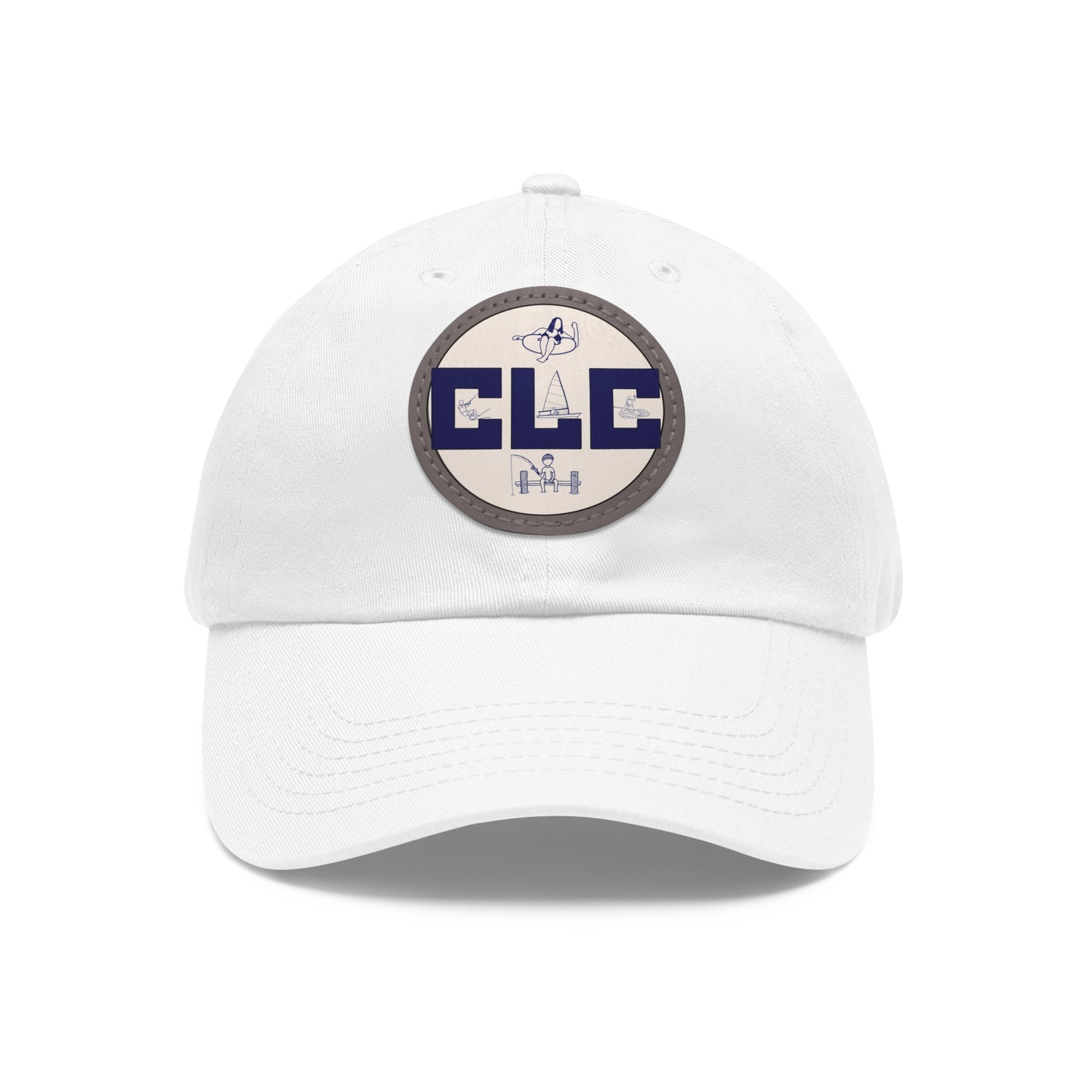 CLC Hat with Embroidered Leather Patch