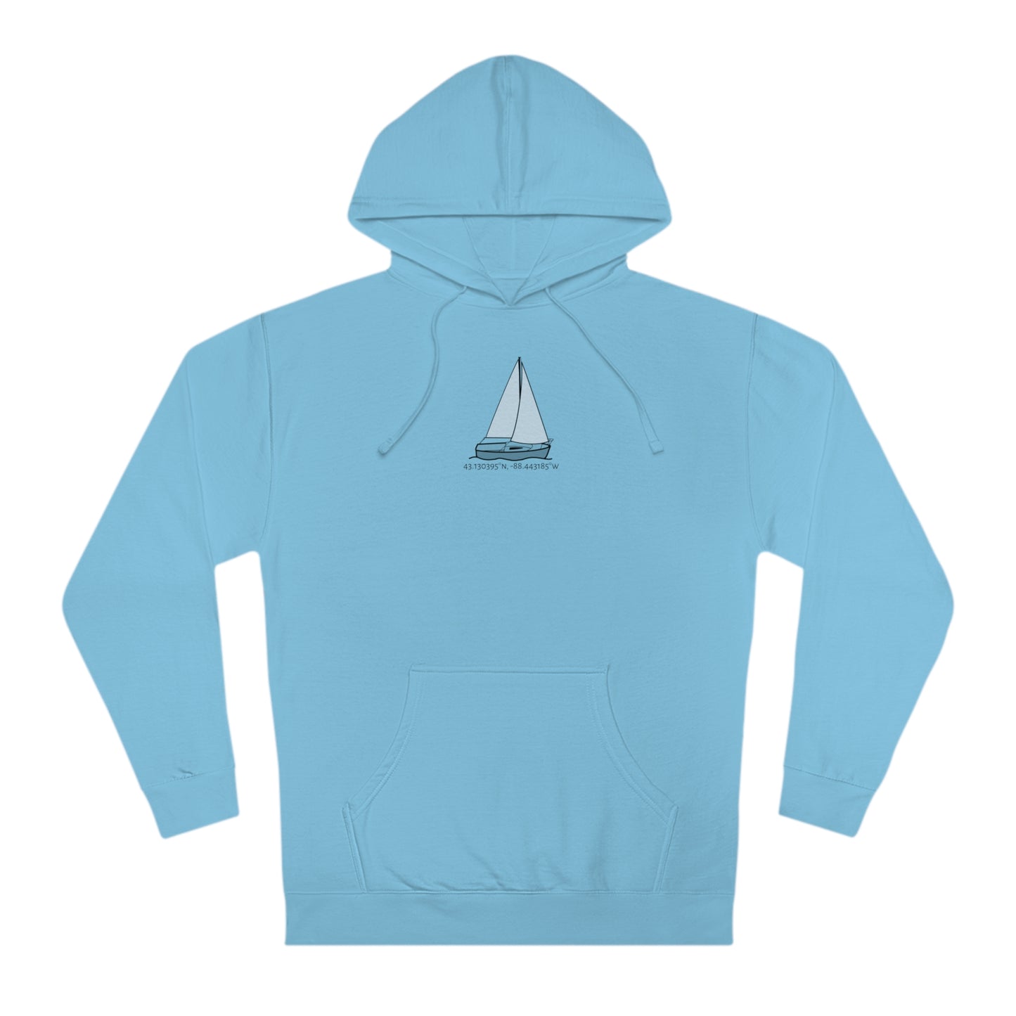 Sailboat comfort Unisex Hooded Sweatshirt ITC