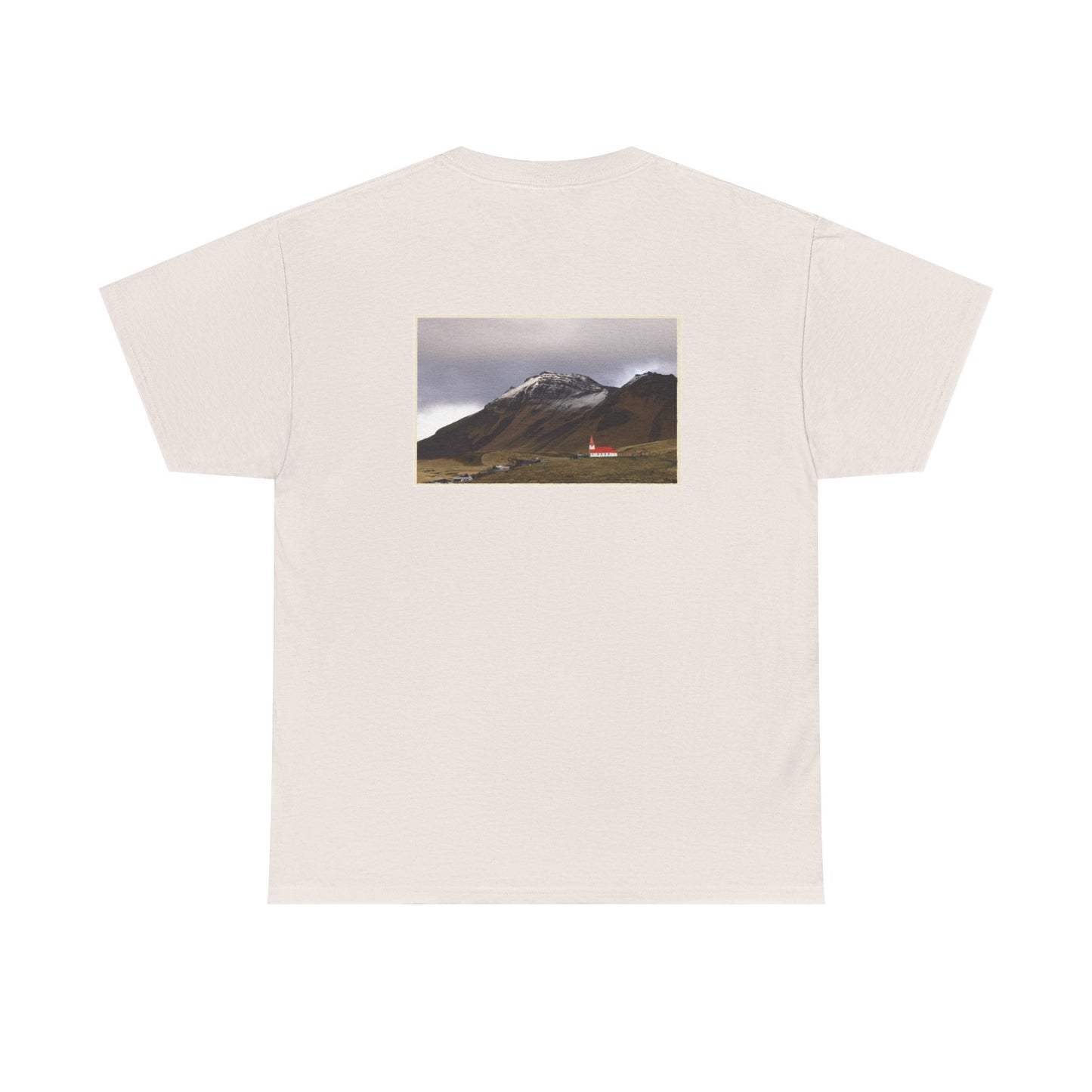 Iceland Vik - 4 panel front design - Unisex Heavy Cotton Tee