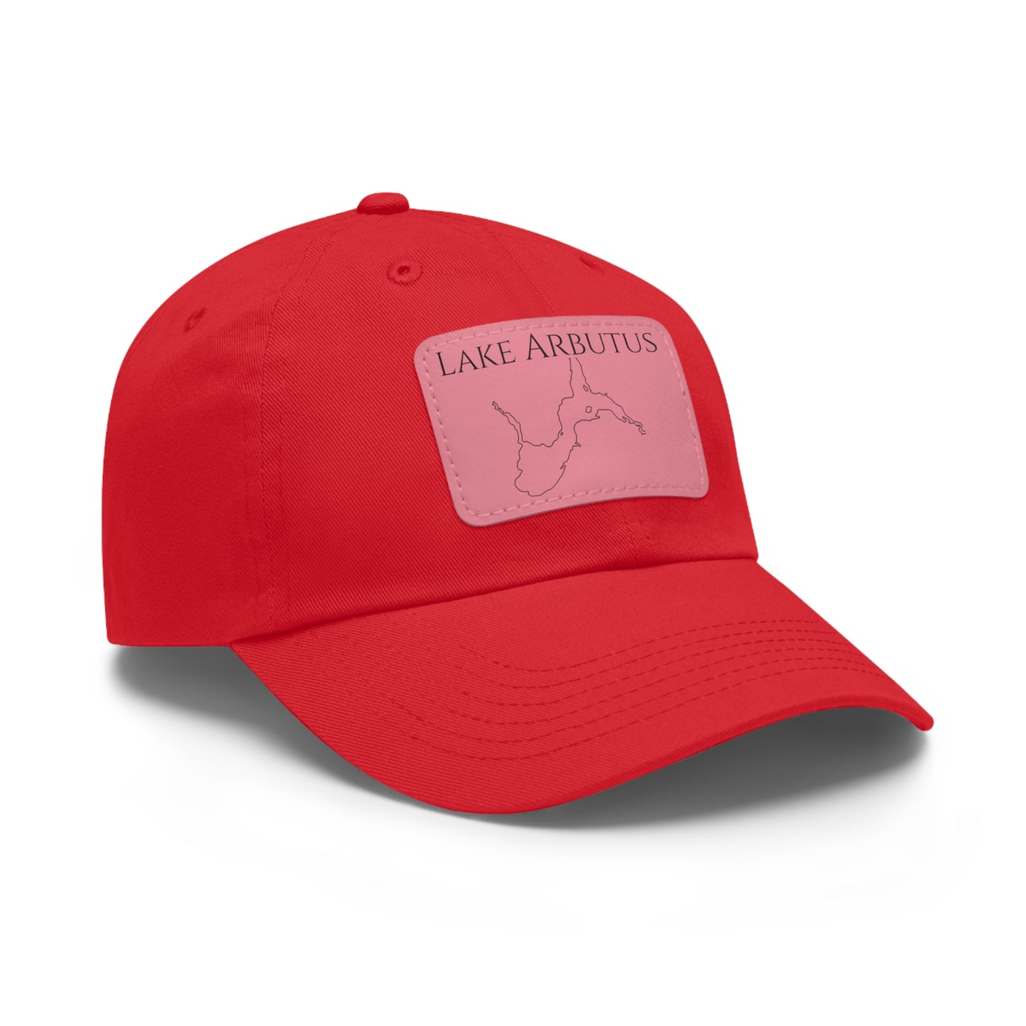 Lake Arbutus Embroidered Hat with Leather Patch