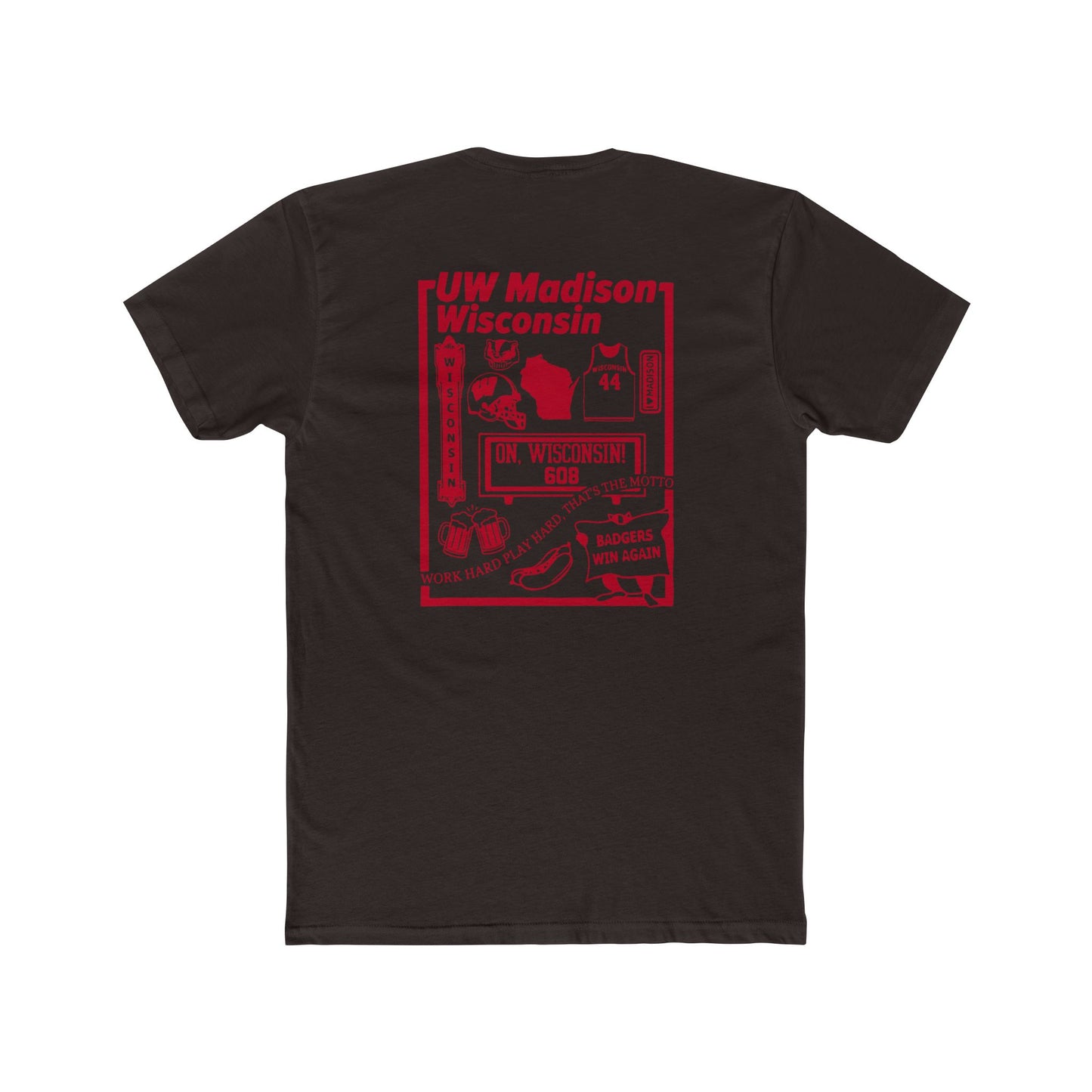 ToOrder Wisconsin Badgers Icon Tee — Gildan Softstyle