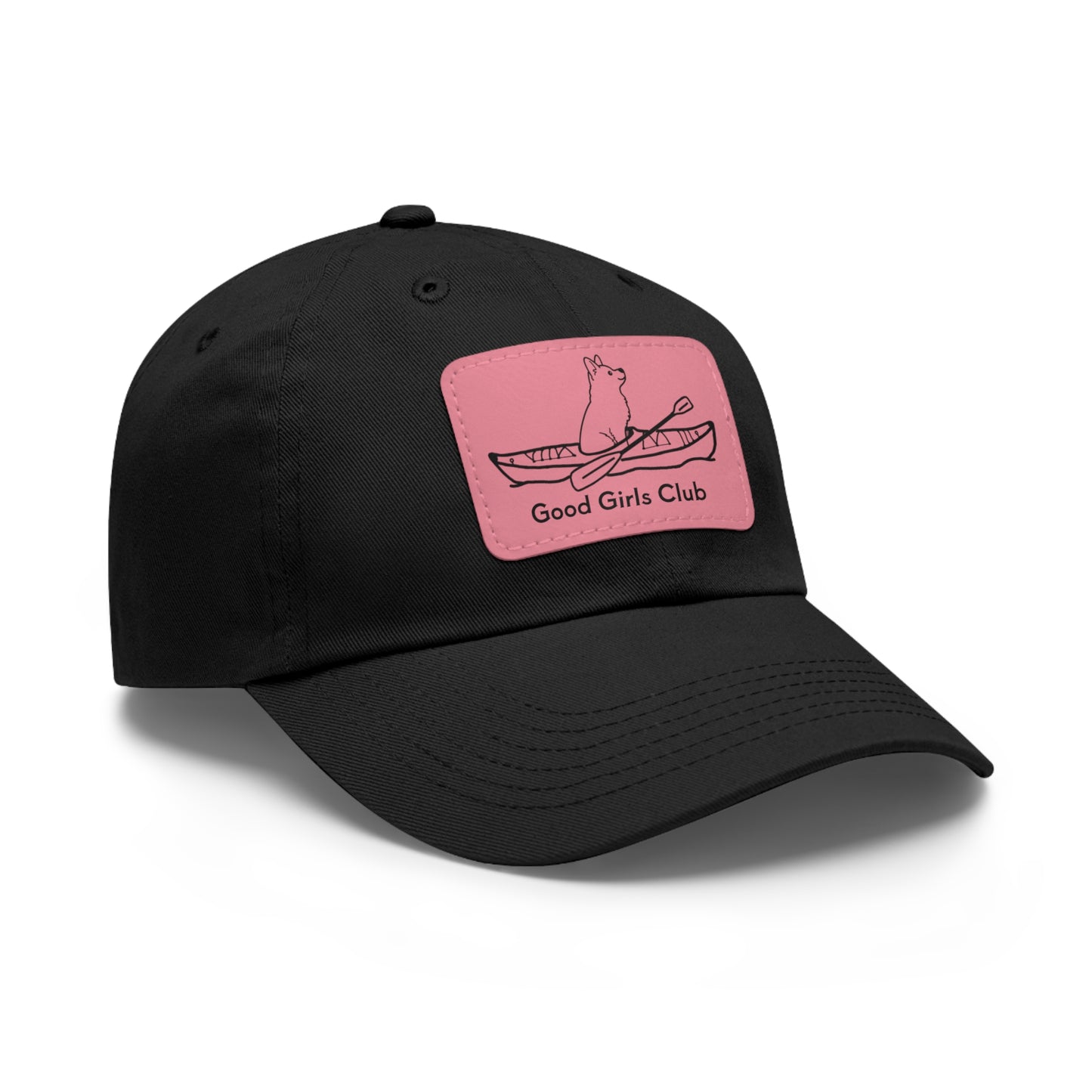 Good Girls Club Husky Kayak Dog - Hat with Leather Patch