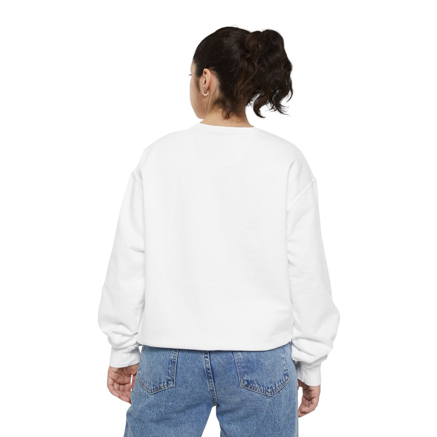 Surfing One Line Design Crewneck Sweatshirt - Comfort Colors