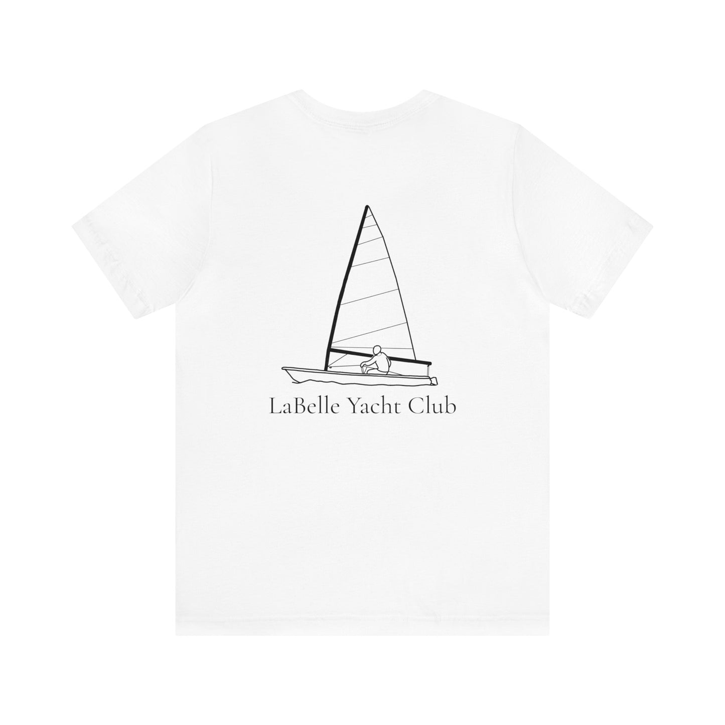 LaBelle Yacht Club Sailing - Unisex Lightweight Short Sleeve Tee