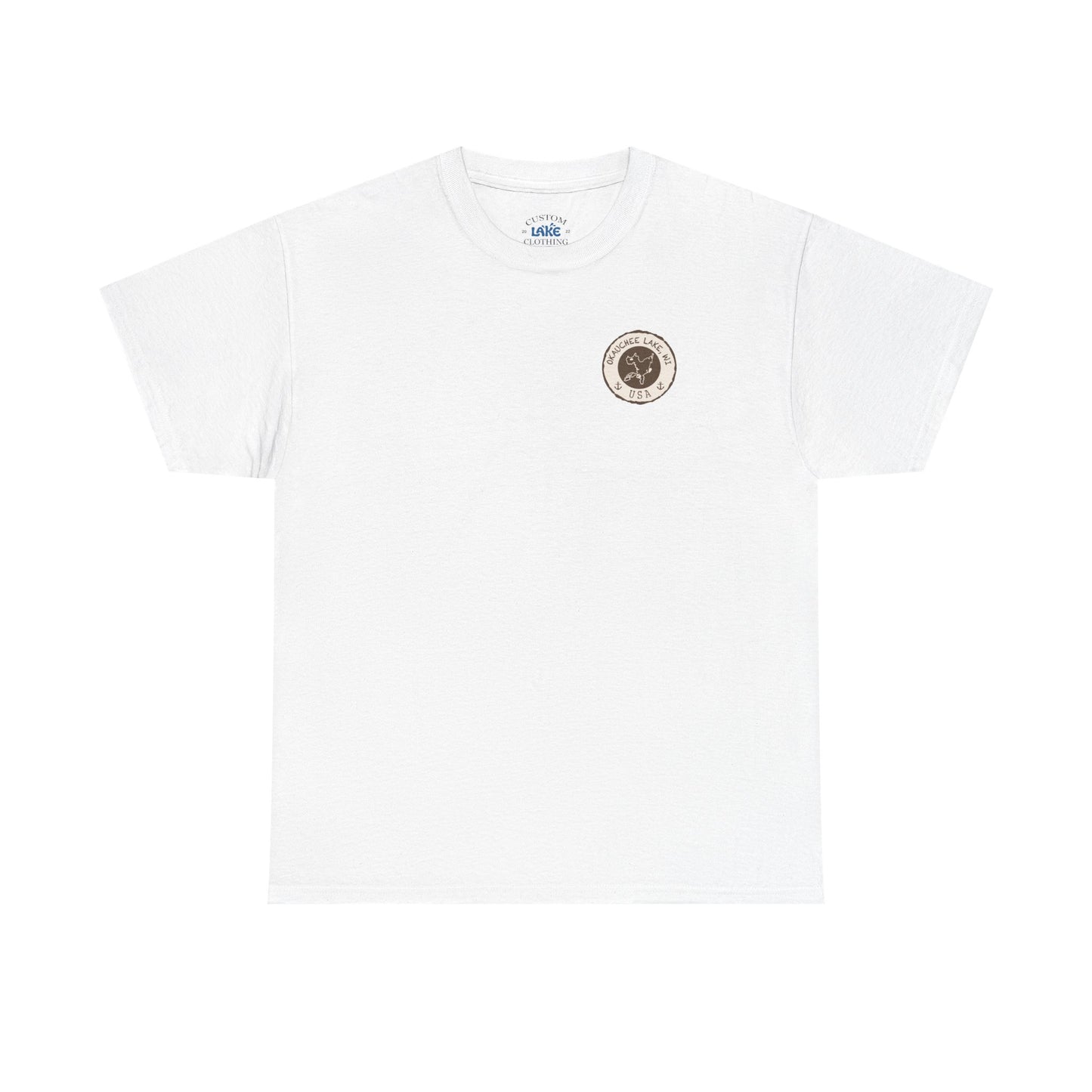 Okauchee Lake Unisex Heavy Tee - Vintage Postmark Style