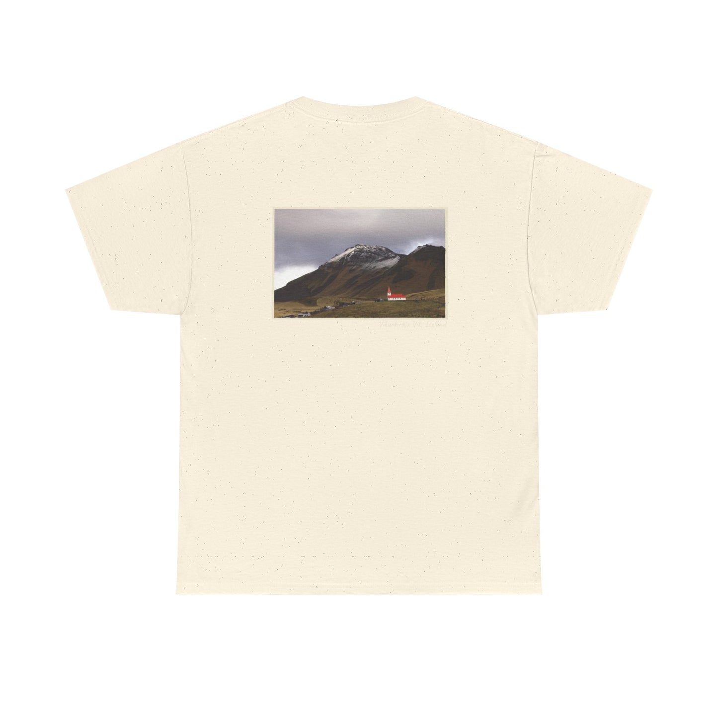 Iceland Vik - 4 panel front design - Unisex Heavy Cotton Tee