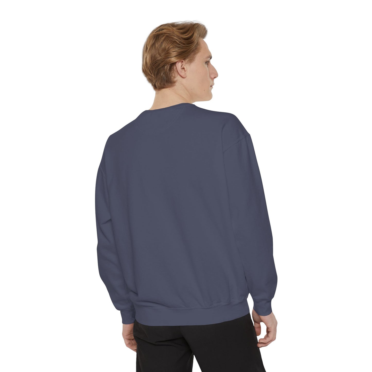 Kayak Dog Lab Embroidered Crewneck Sweatshirt - Comfort Colors