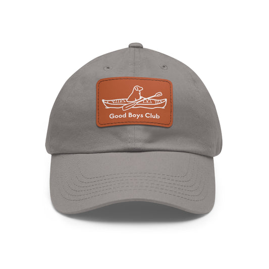 Good Boys Club Lab Kayak Dog - Hat with Leather Patch
