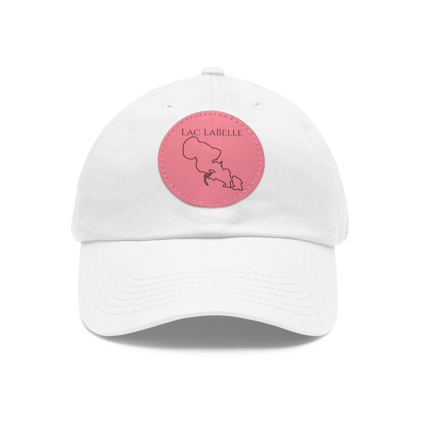 Lac LaBelle Embroidered Hat with Leather Patch