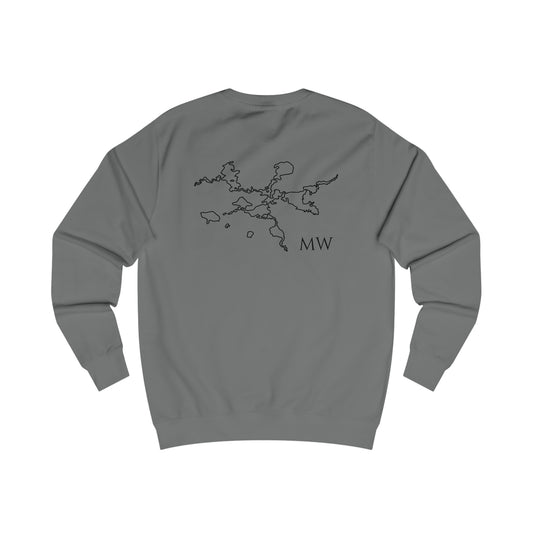 Manitowish Waters Kayak Dog - Men's Sweatshirt