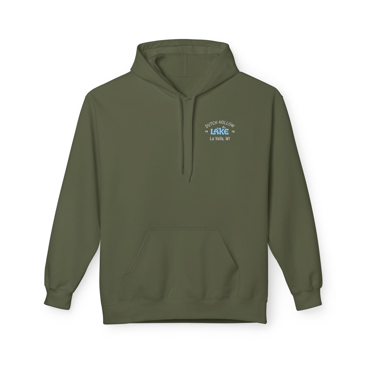 Dutch Hollow Line Art Midweight Travel Hoodie