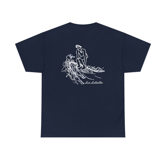 Surf Sketch -Lac LaBelle Unisex Heavyweight Short Sleeve Tee