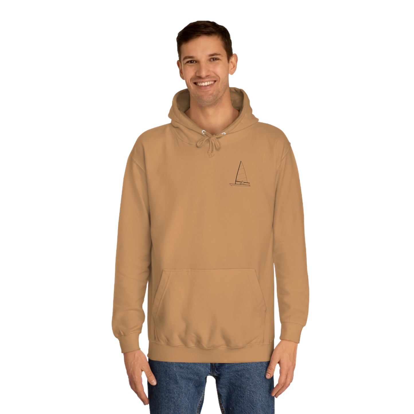 Sailboat Patch, LaBelle Yacht Club - Unisex Hoodie Medium Weight