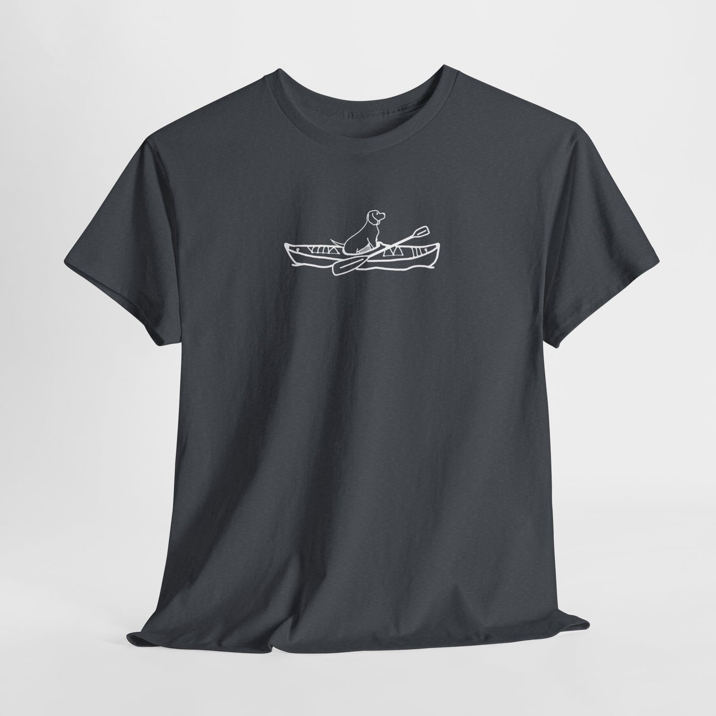 Kayak Dog - Beagle Plain - Unisex Heavy Cotton Tee