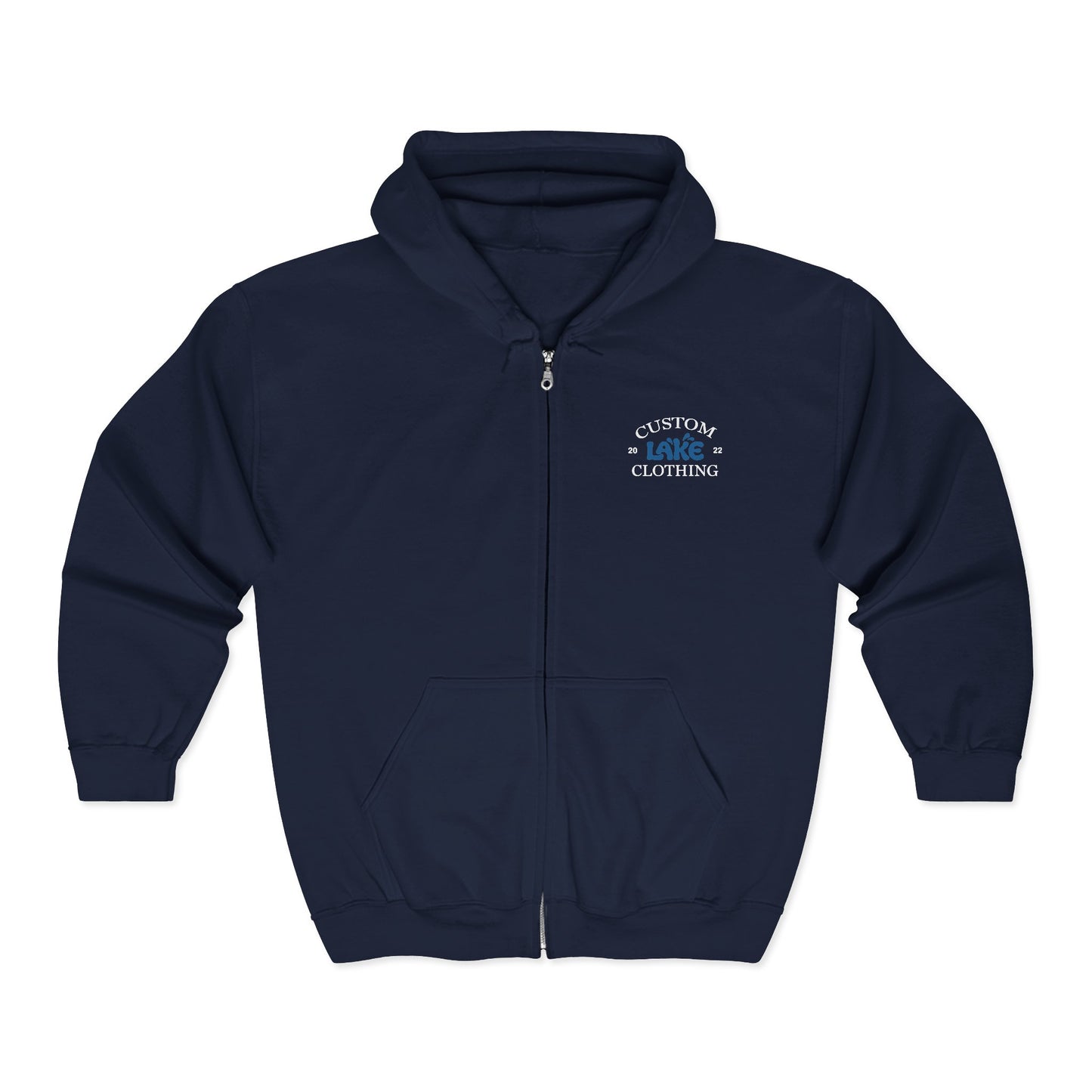 Custom Lake Clothing Zip up Hoodie -