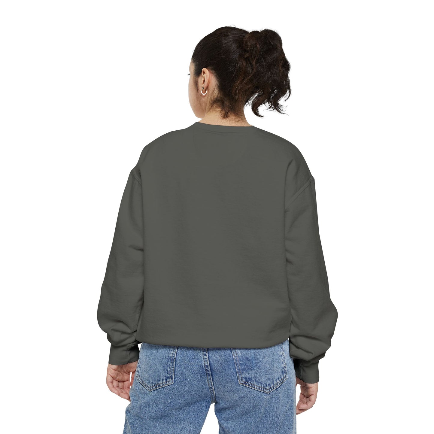Surfing One Line Design Crewneck Sweatshirt - Comfort Colors