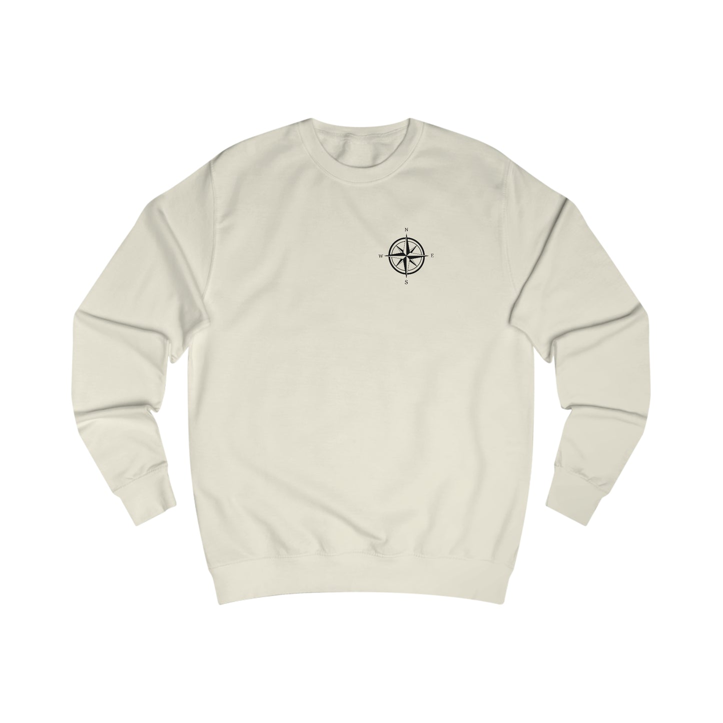 Compass Rose, Pontoon Family with Dogs -  Men's Crewneck