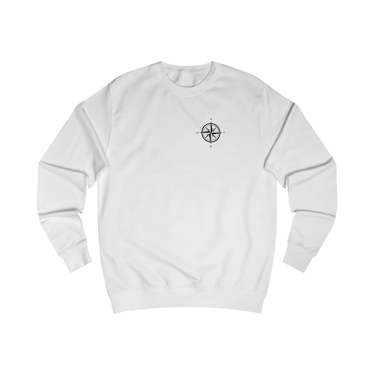 Compass Rose, Pontoon Family with Dogs -  Men's Crewneck