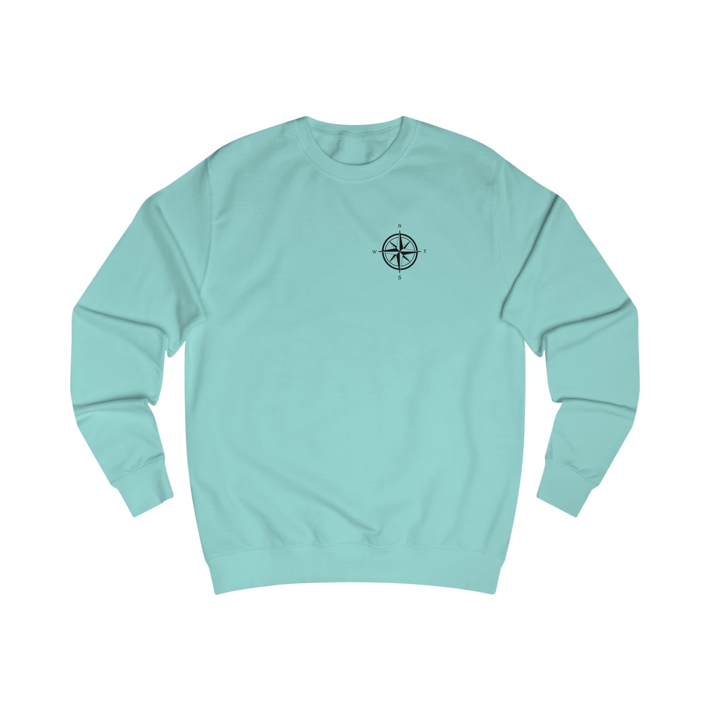 Compass Rose, Pontoon Family with Dogs -  Men's Crewneck