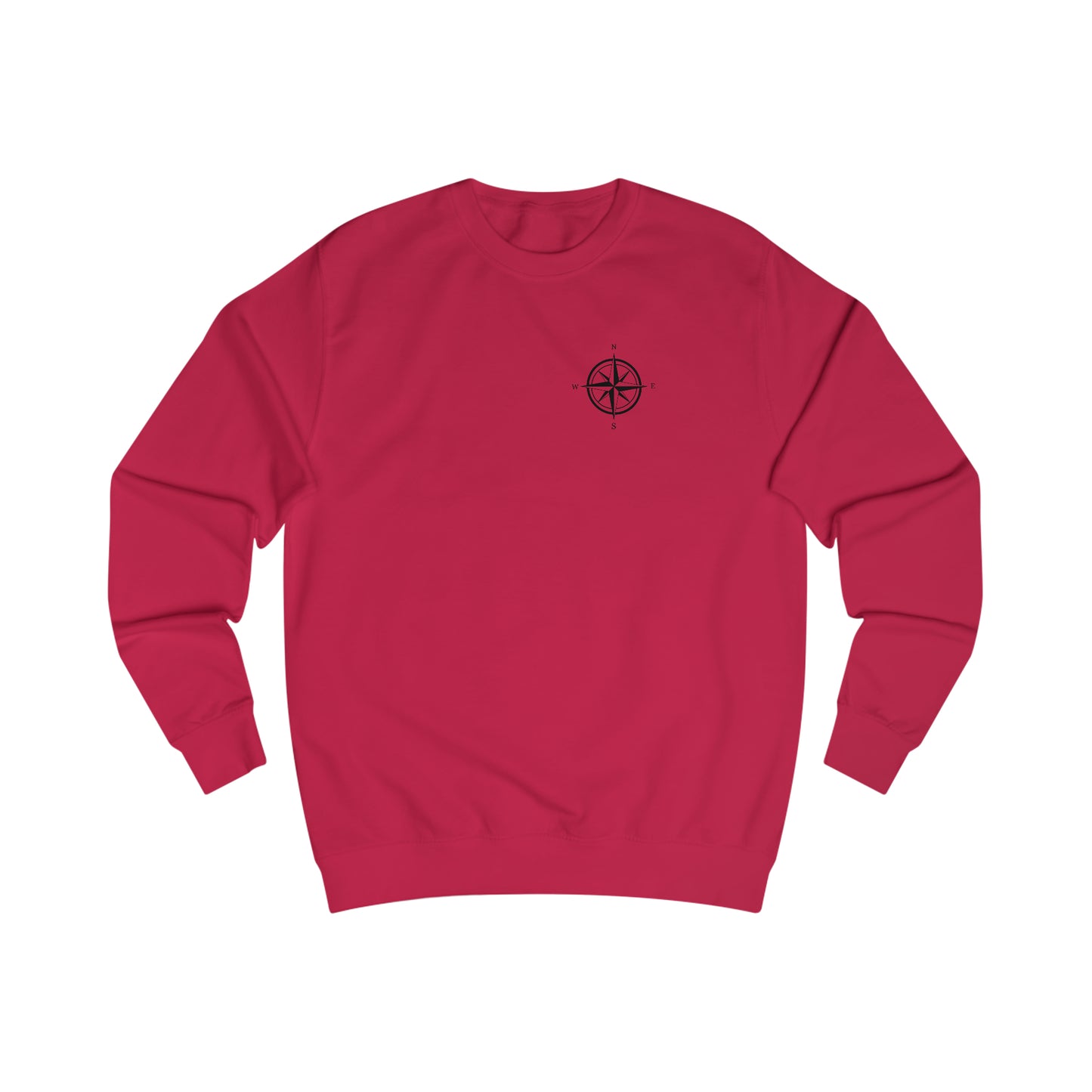 Compass Rose, Pontoon Family with Dogs -  Men's Crewneck