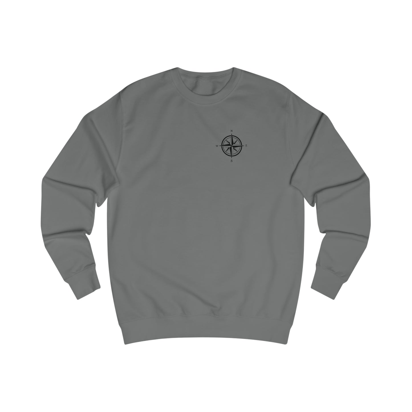 Compass Rose, Pontoon Family with Dogs -  Men's Crewneck