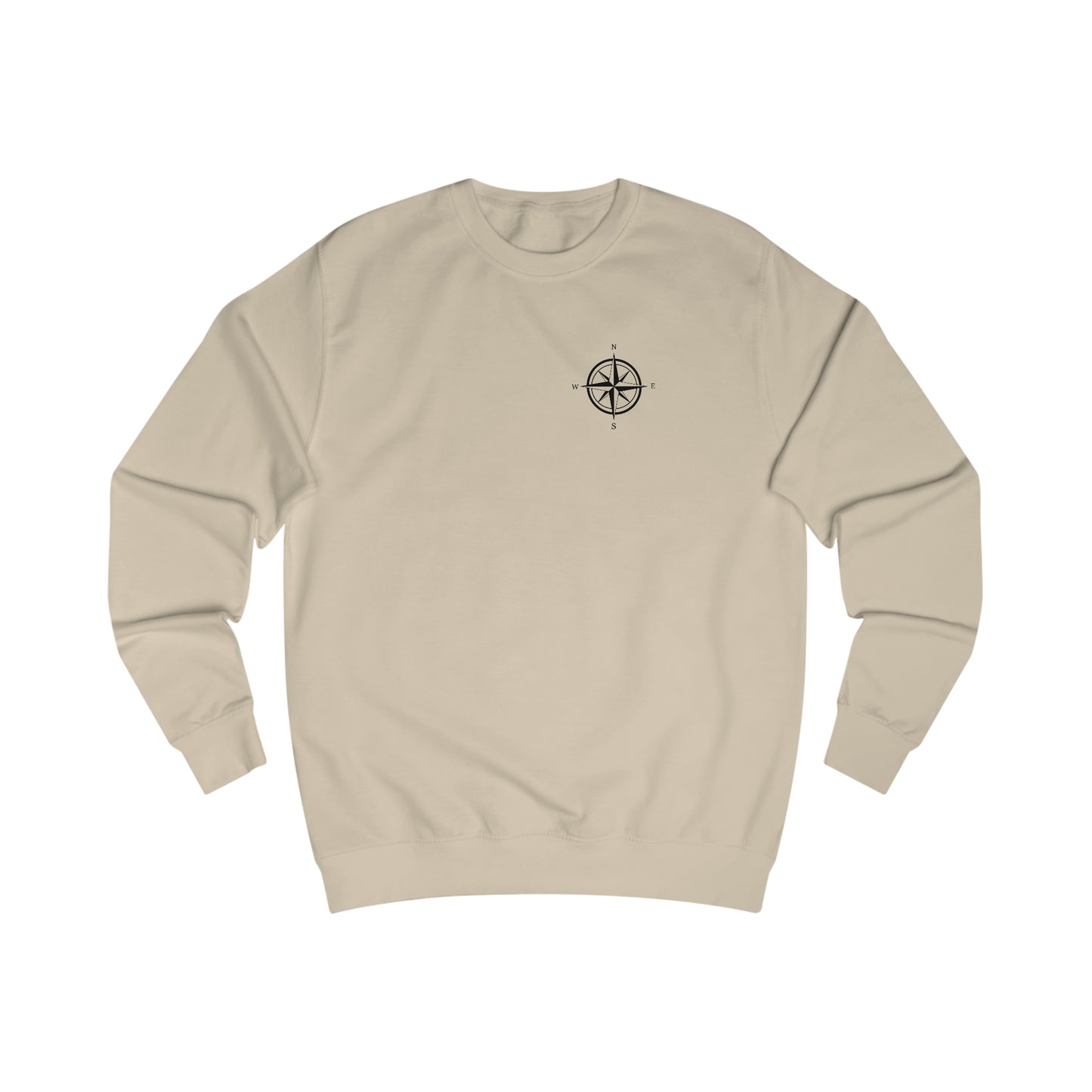 Compass Rose, Pontoon Family with Dogs -  Men's Crewneck