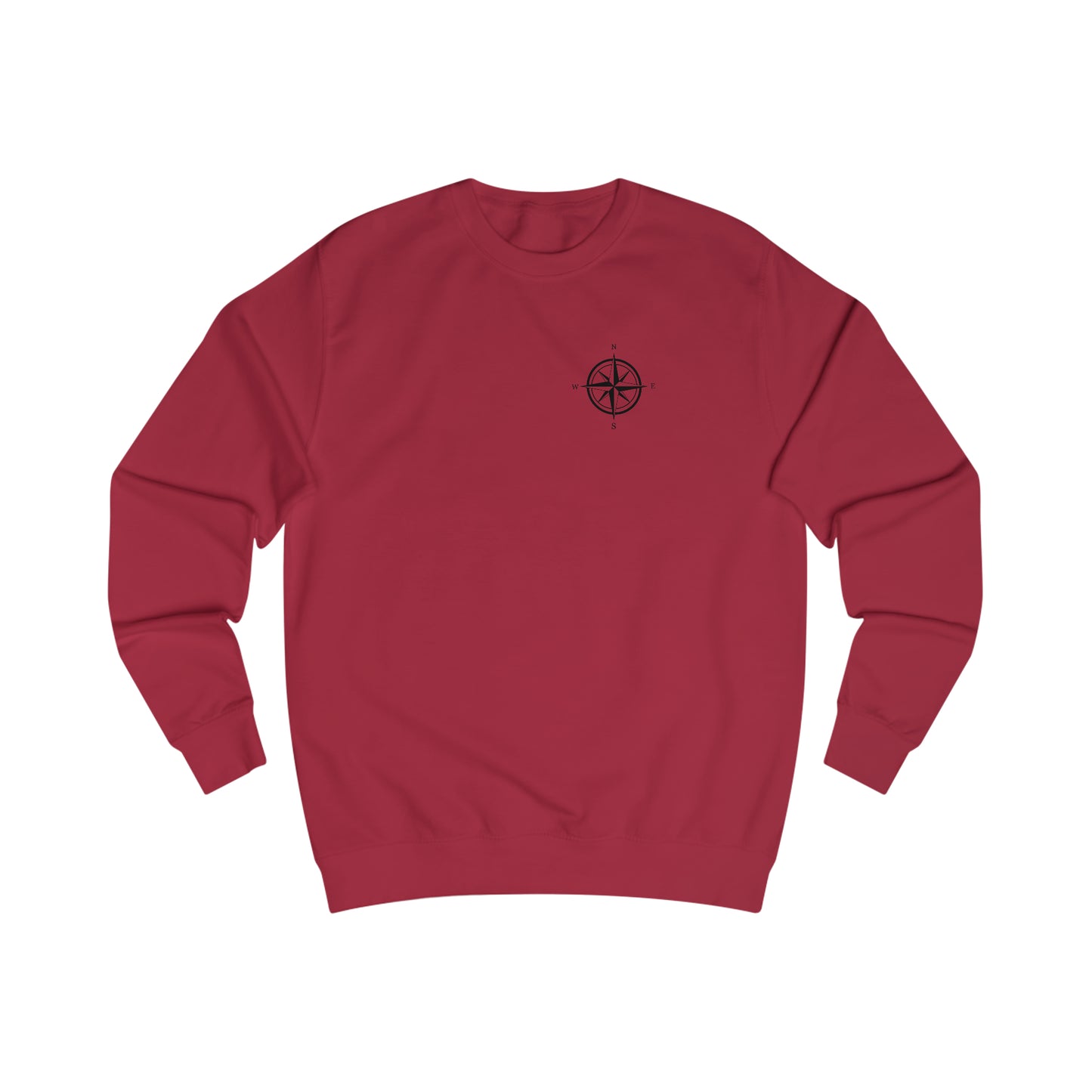 Compass Rose, Pontoon Family with Dogs -  Men's Crewneck