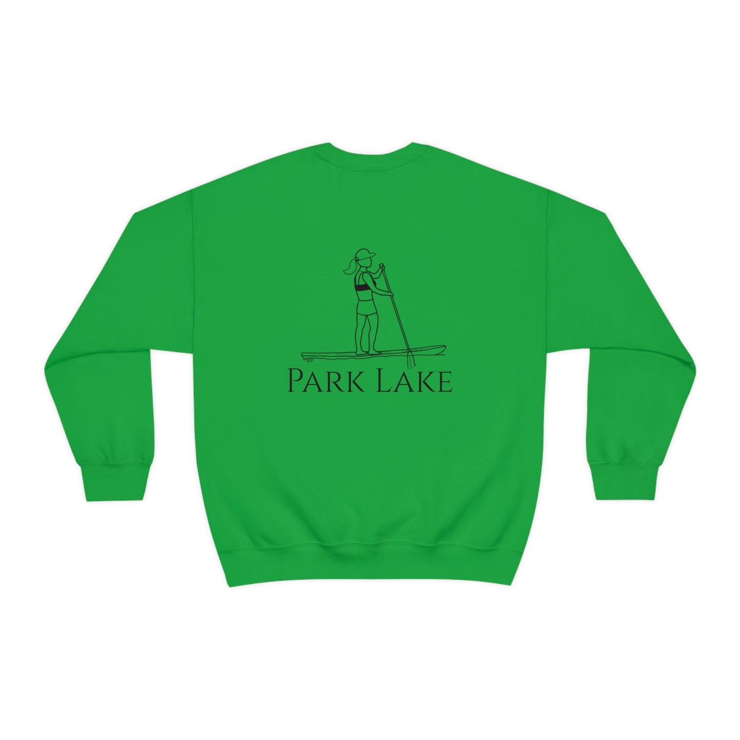 Paddle Board Girl - Park Lake Unisex Heavy Blend™ Crewneck Sweatshirt