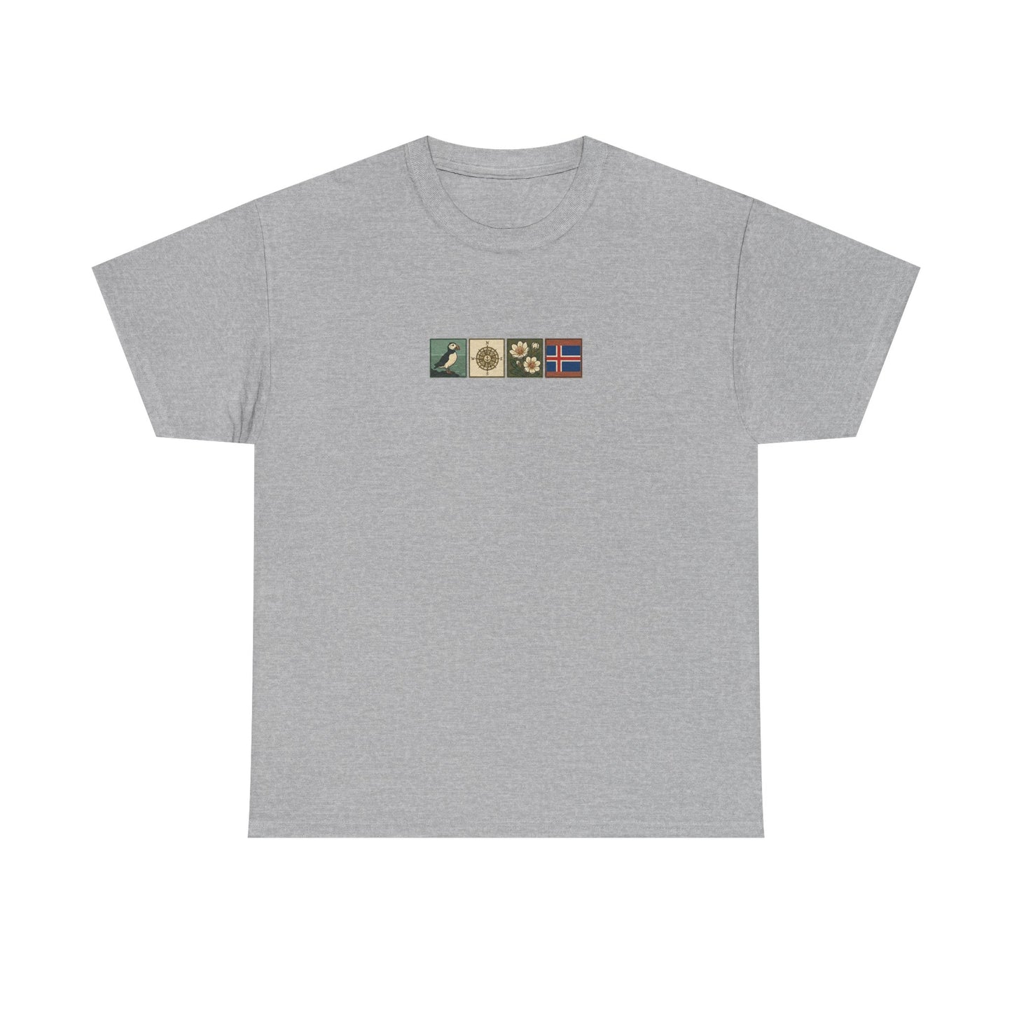 Iceland Vik - 4 panel front design - Unisex Heavy Cotton Tee