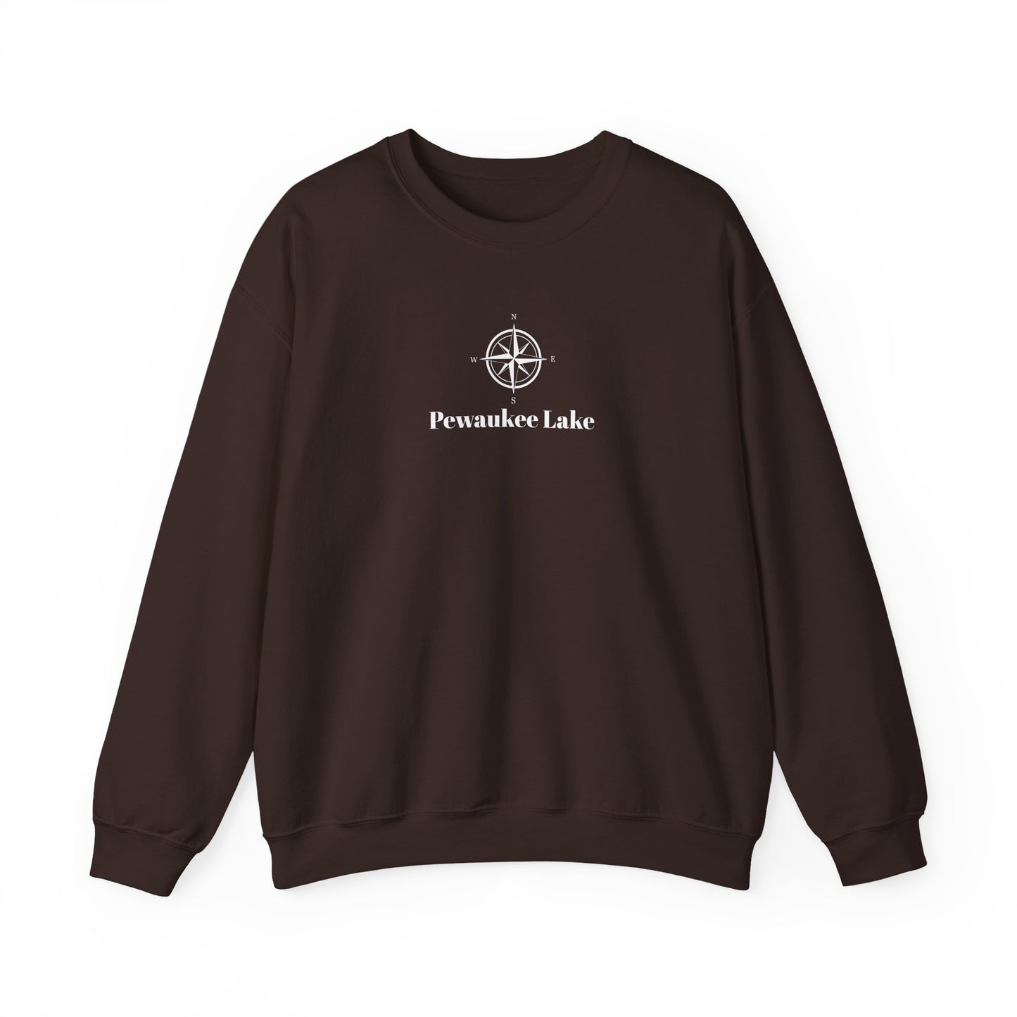 Pewaukee Lake Compass Rose Unisex Heavy Blend™ Crewneck Sweatshirt