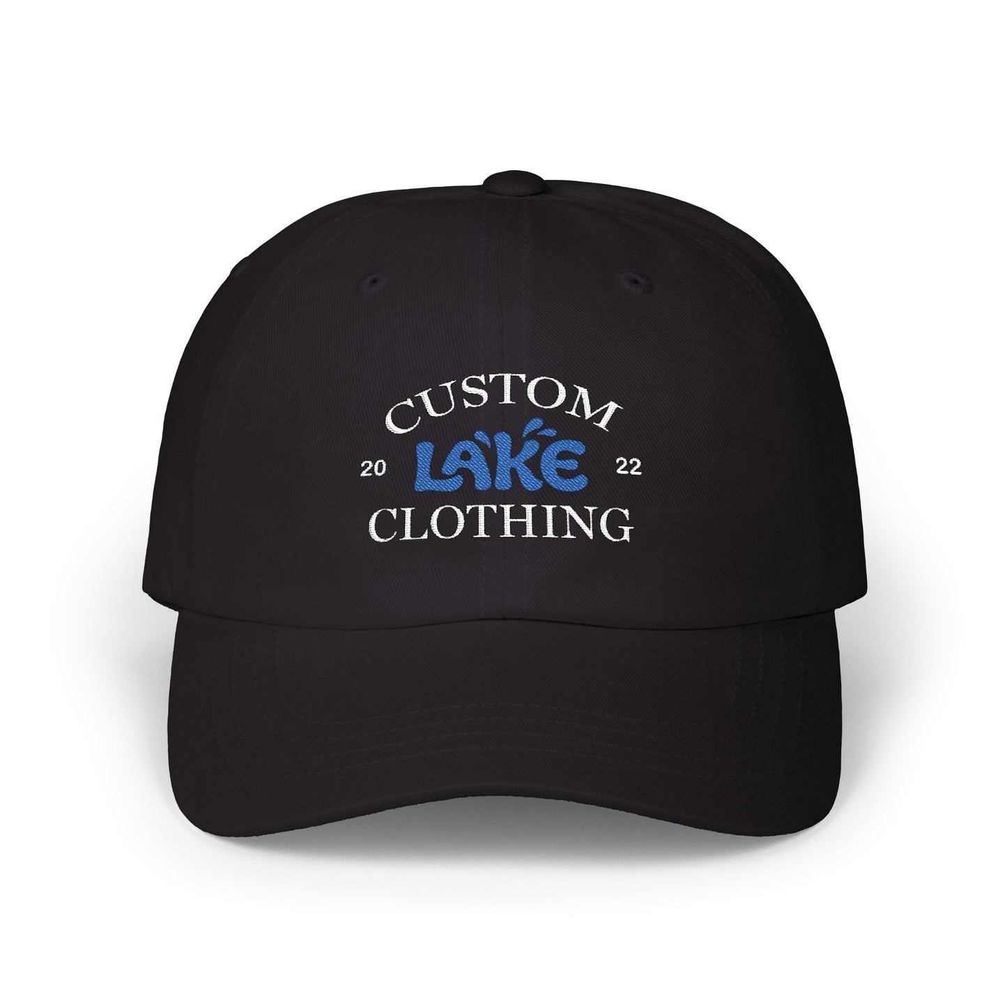 CLC Embroidered Classic Dad Cap (White Text)