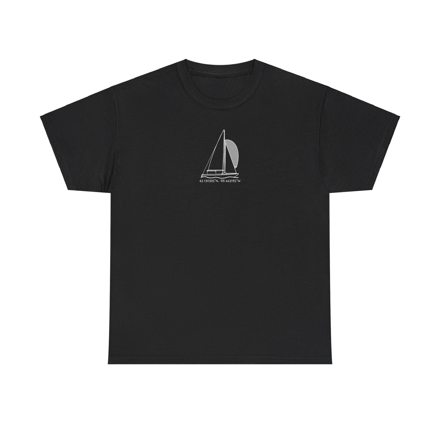 Sailboat Yngling Model Unisex Heavy Cotton Tee