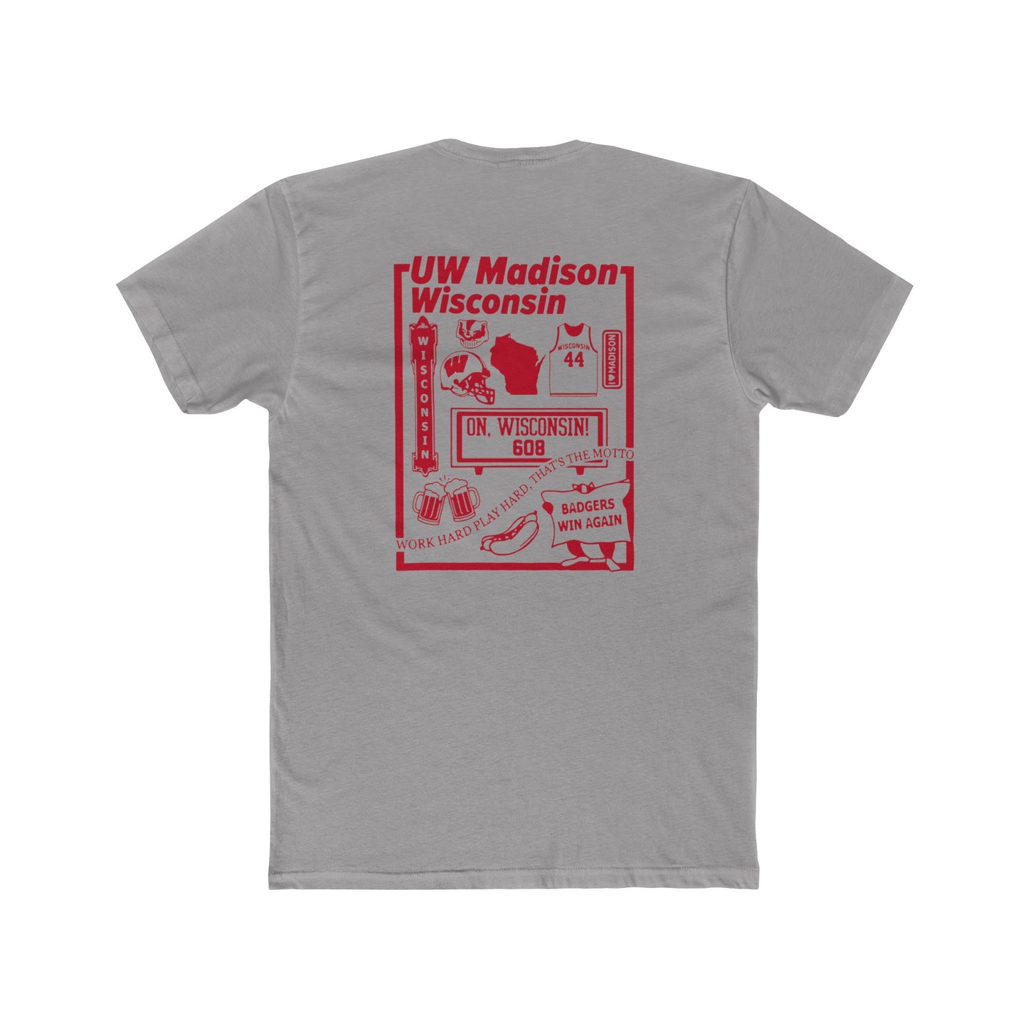 ToOrder Wisconsin Badgers Icon Tee — Gildan Softstyle