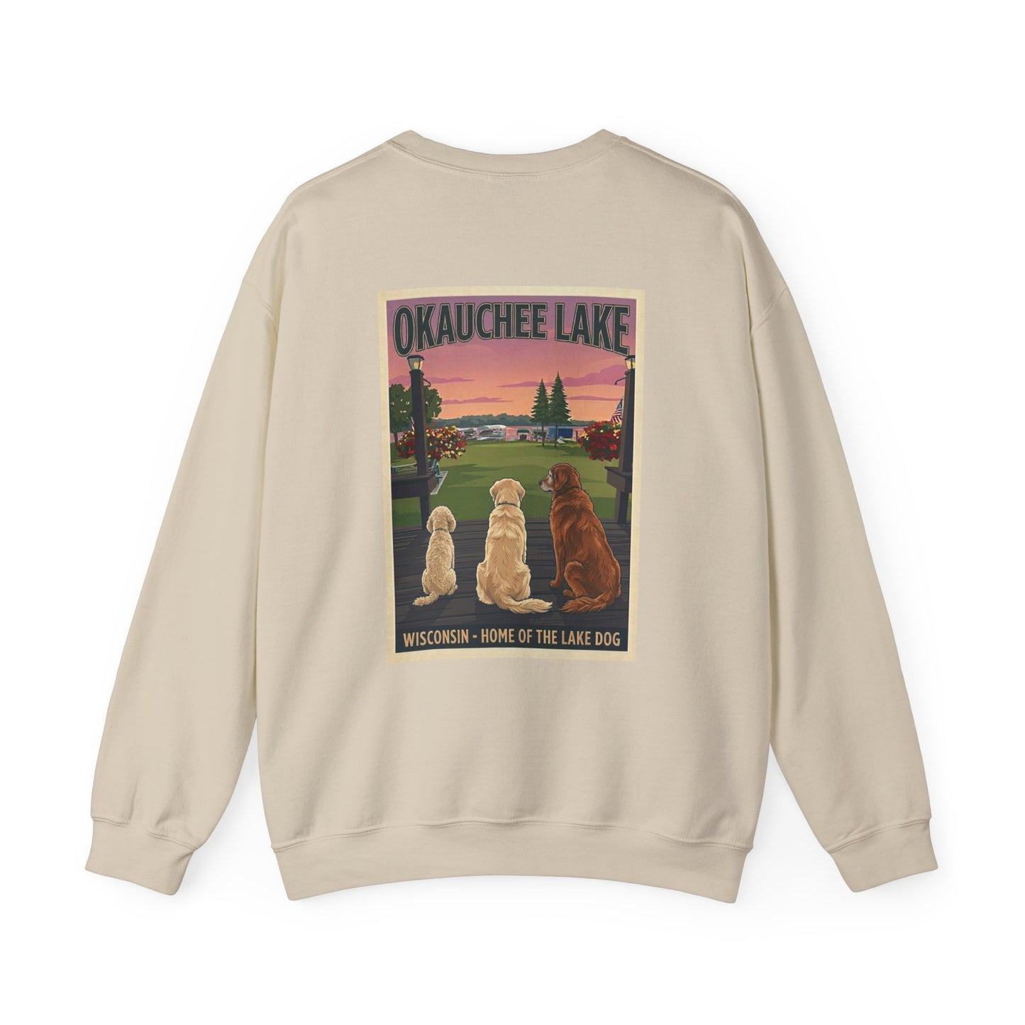 okauchee lake dogs - Unisex Heavy Blend™ Crewneck Sweatshirt